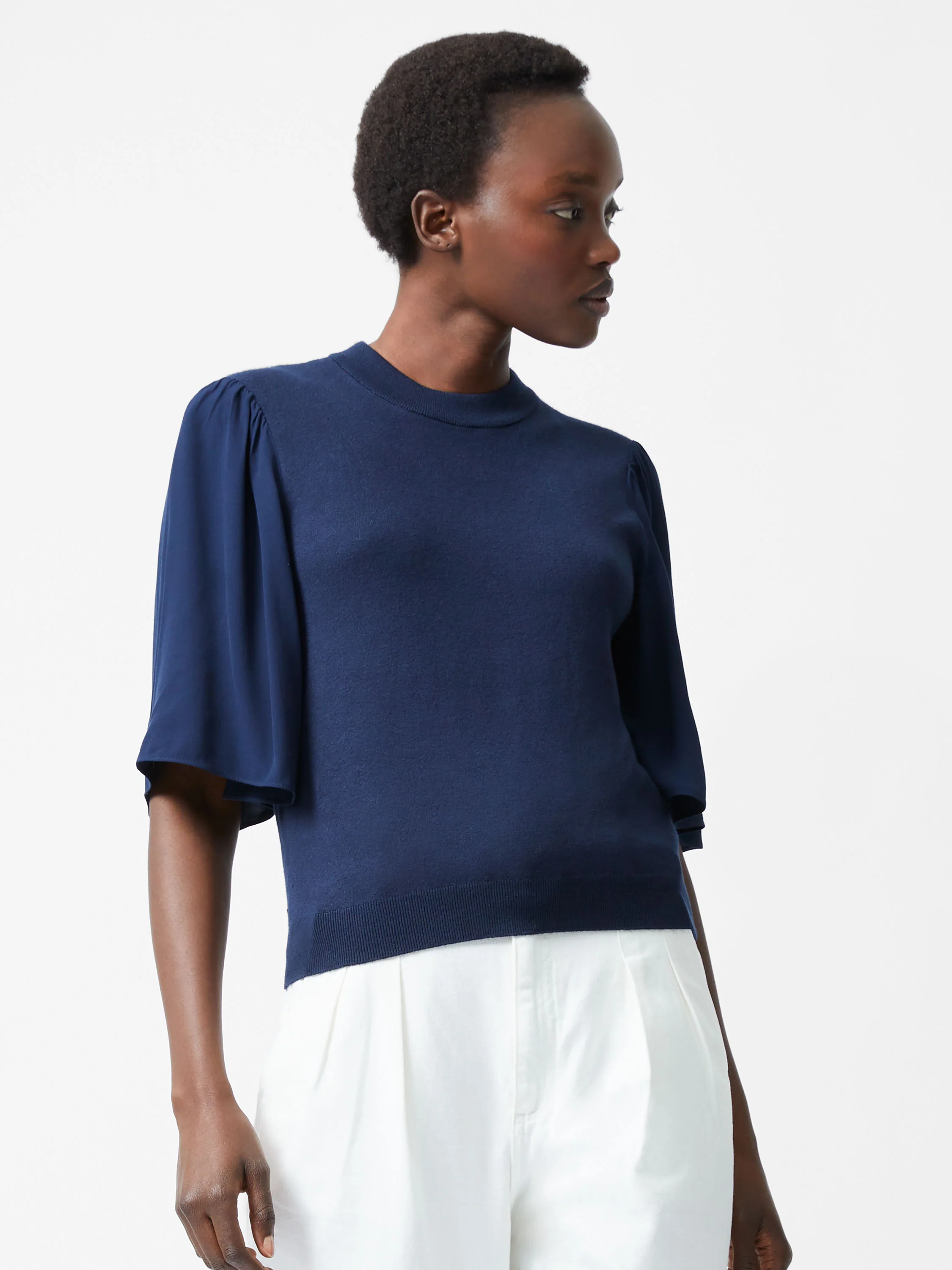 Krista Knit Round Neck Top - Image 2