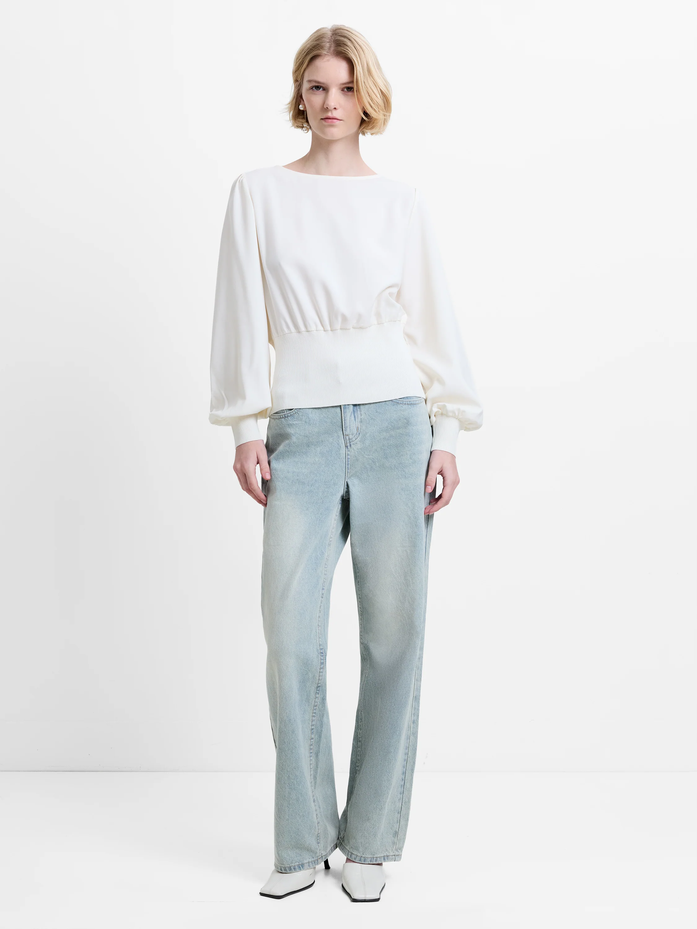 Krista Knit Slash Neck Jumper - Image 3
