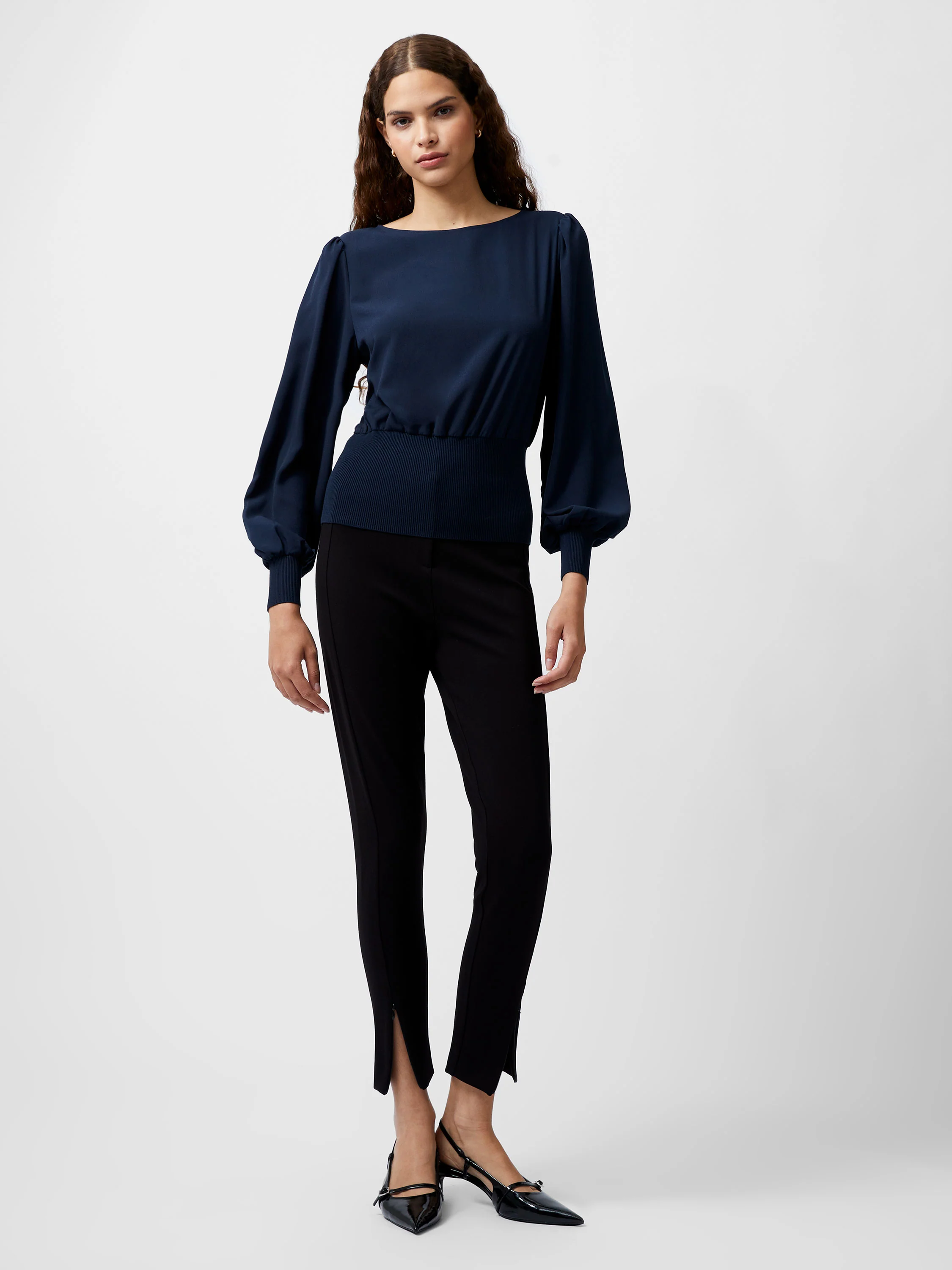 Krista Knit Slash Neck Jumper - Image 4