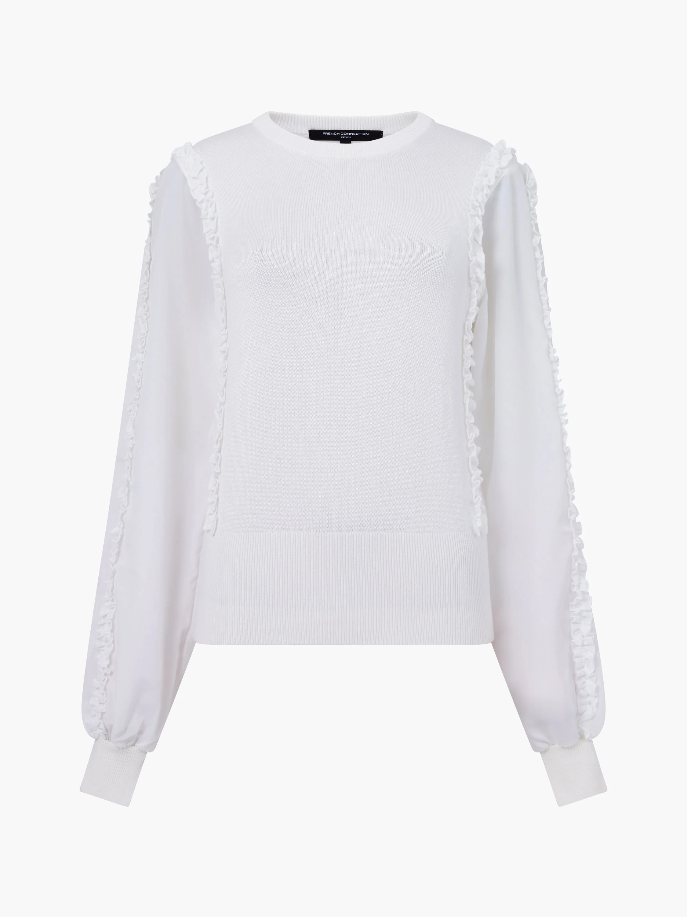 Krista Mix Ruffle Sleeves Jumper - Image 6