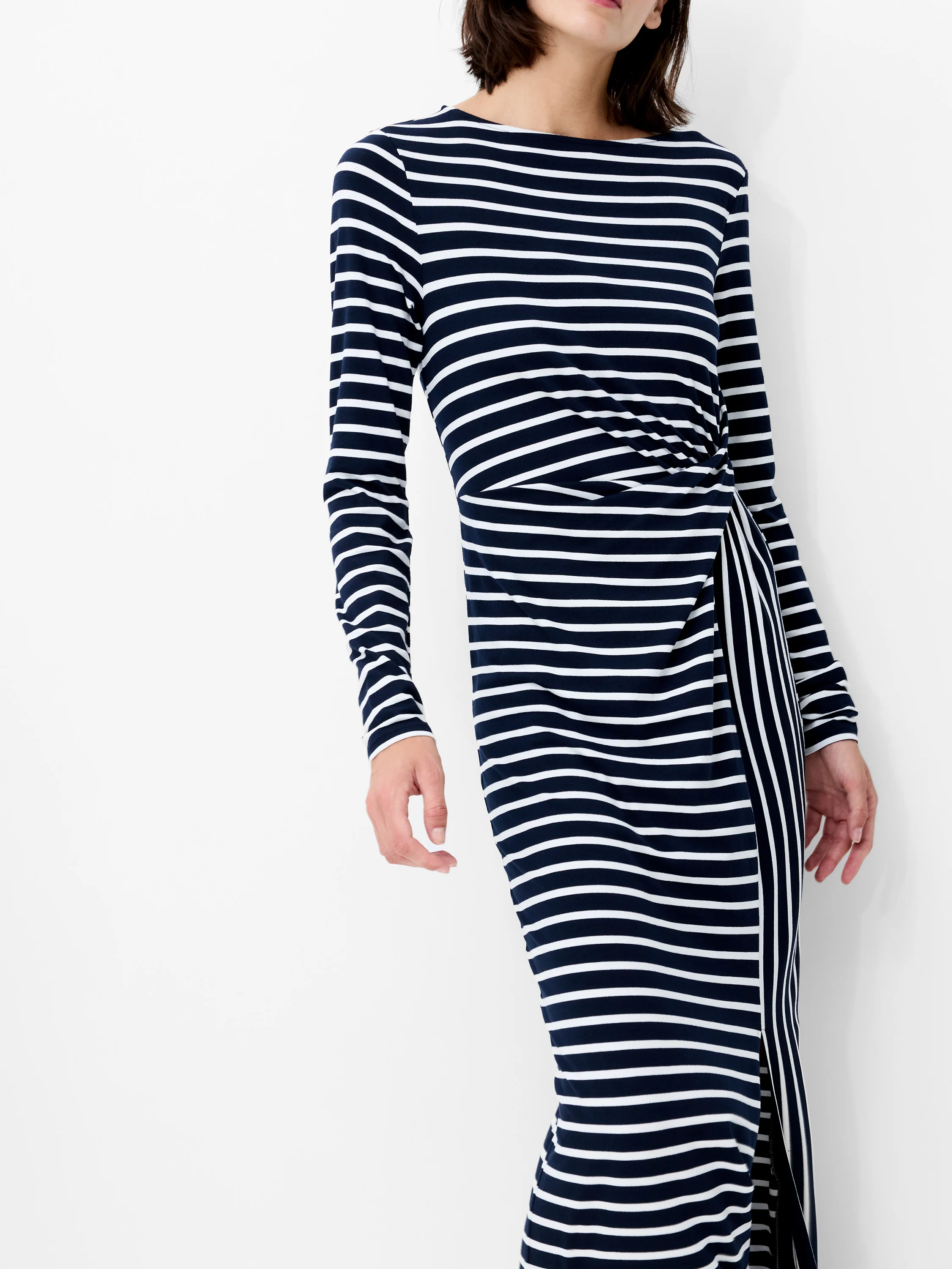 Kyra Jersey Striped Midaxi Dress - Image 3