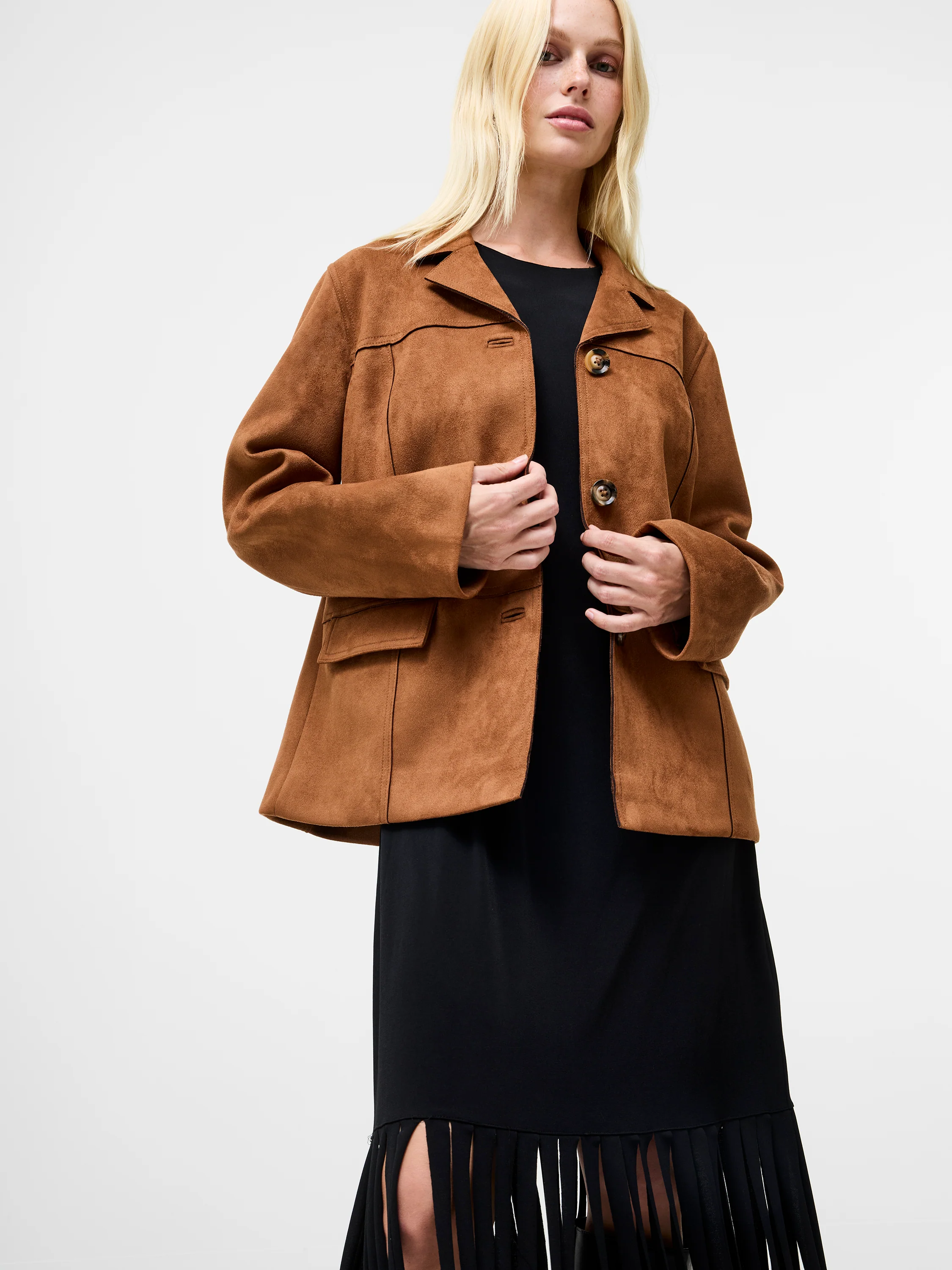 Laney Faux Suede Jacket - Image 4