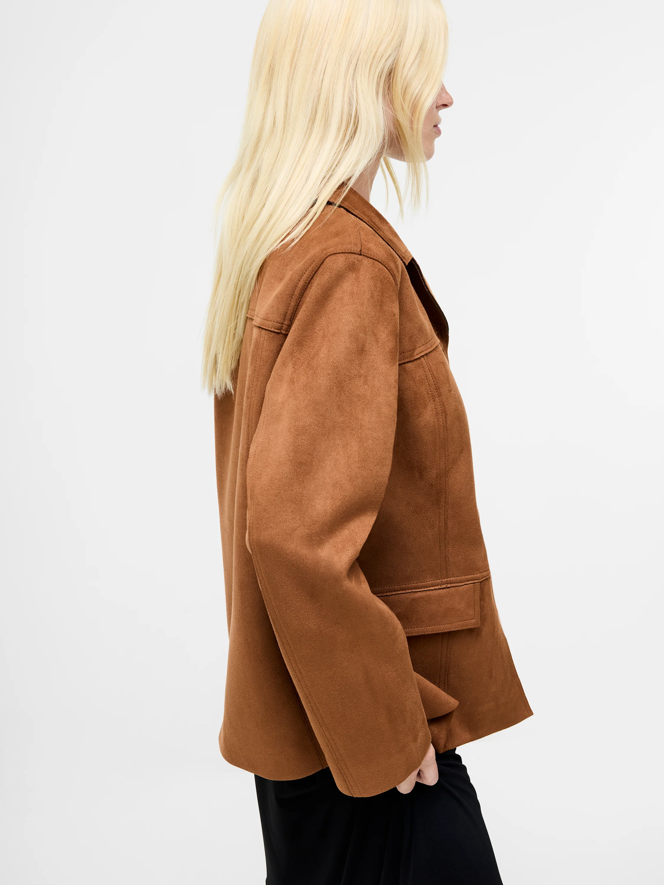Laney Faux Suede Jacket - Image 6