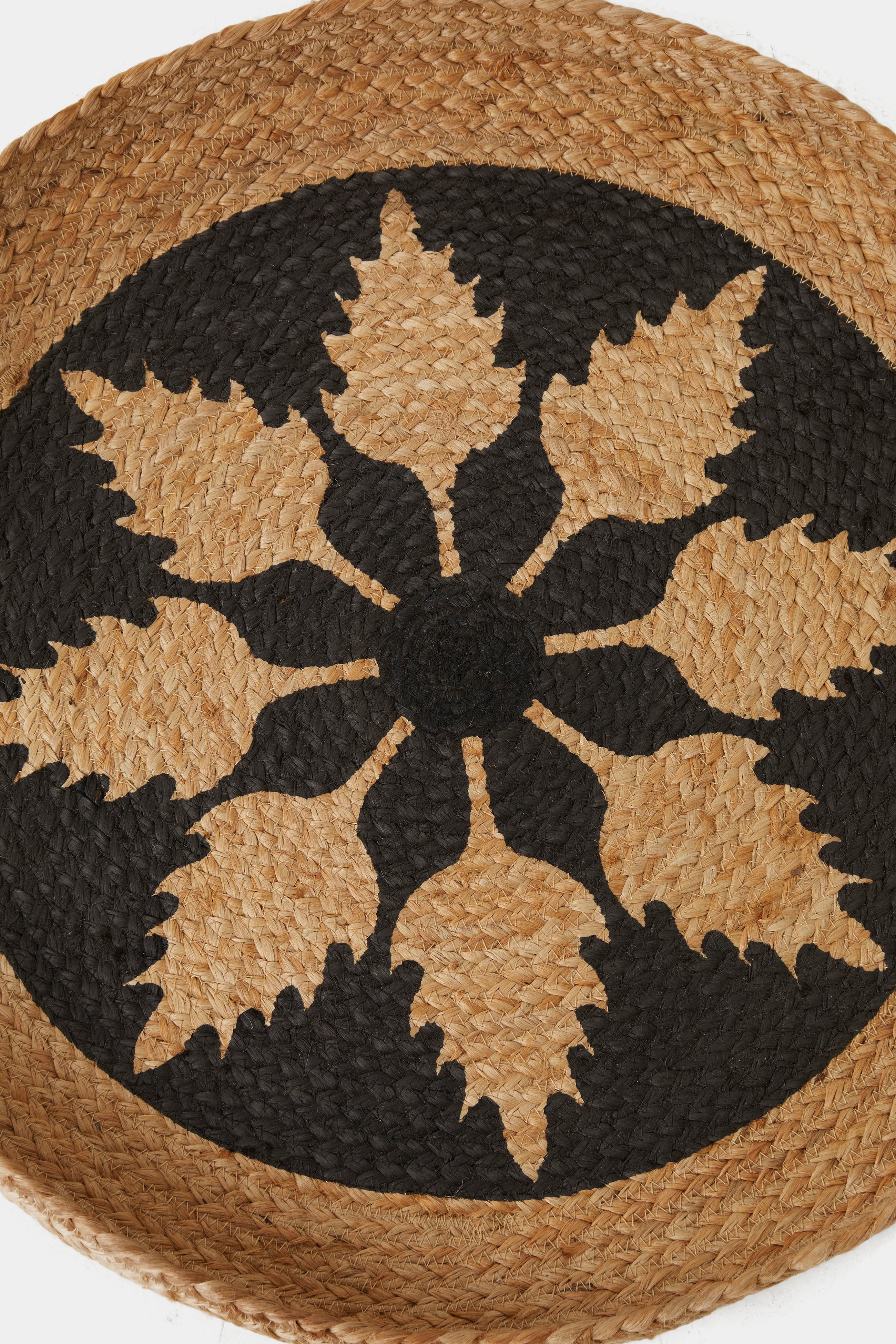 Large Flower Blue Wall Basket - Image 4