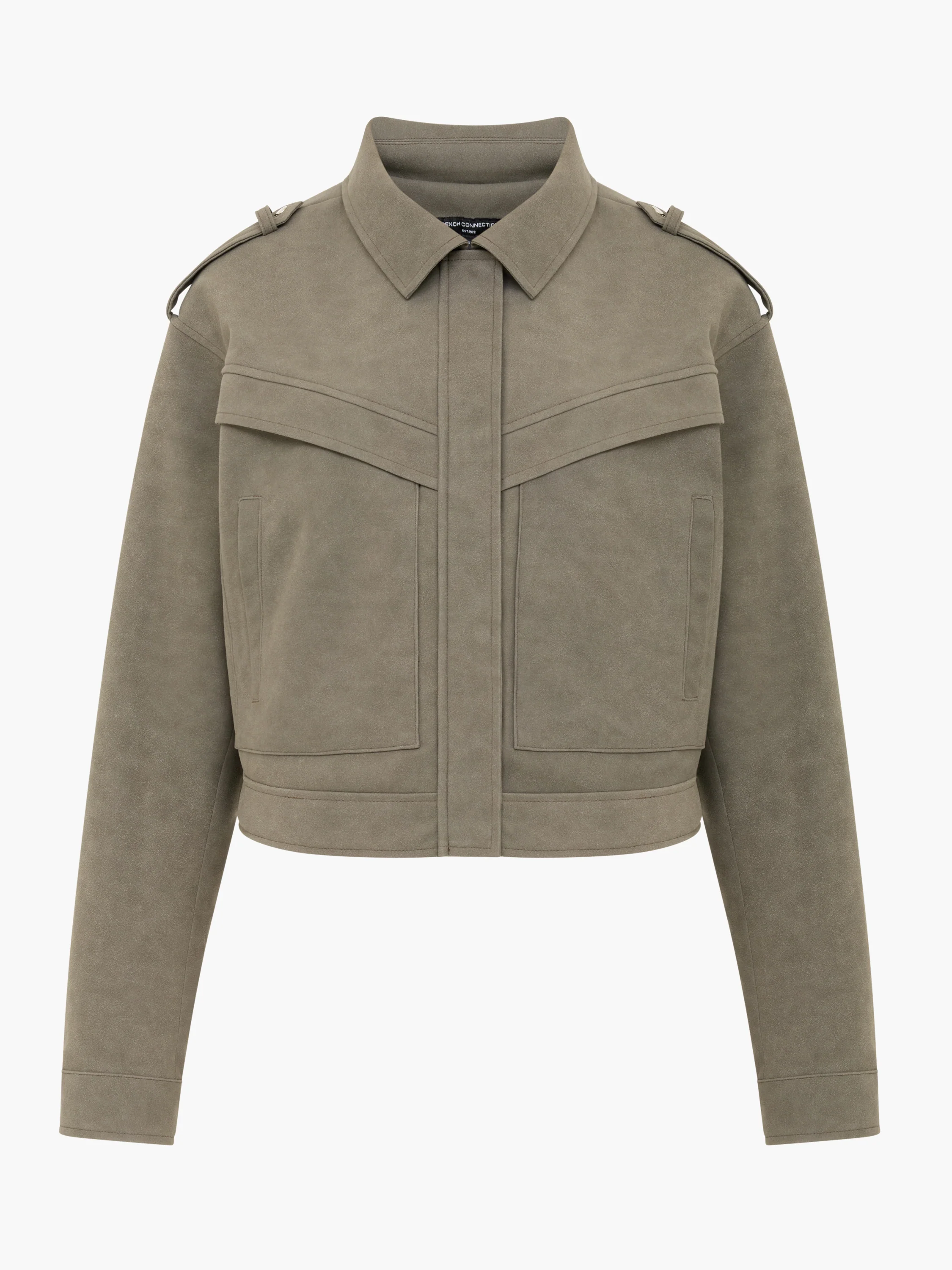 Larissa Faux Suede Bomber Jacket - Image 7