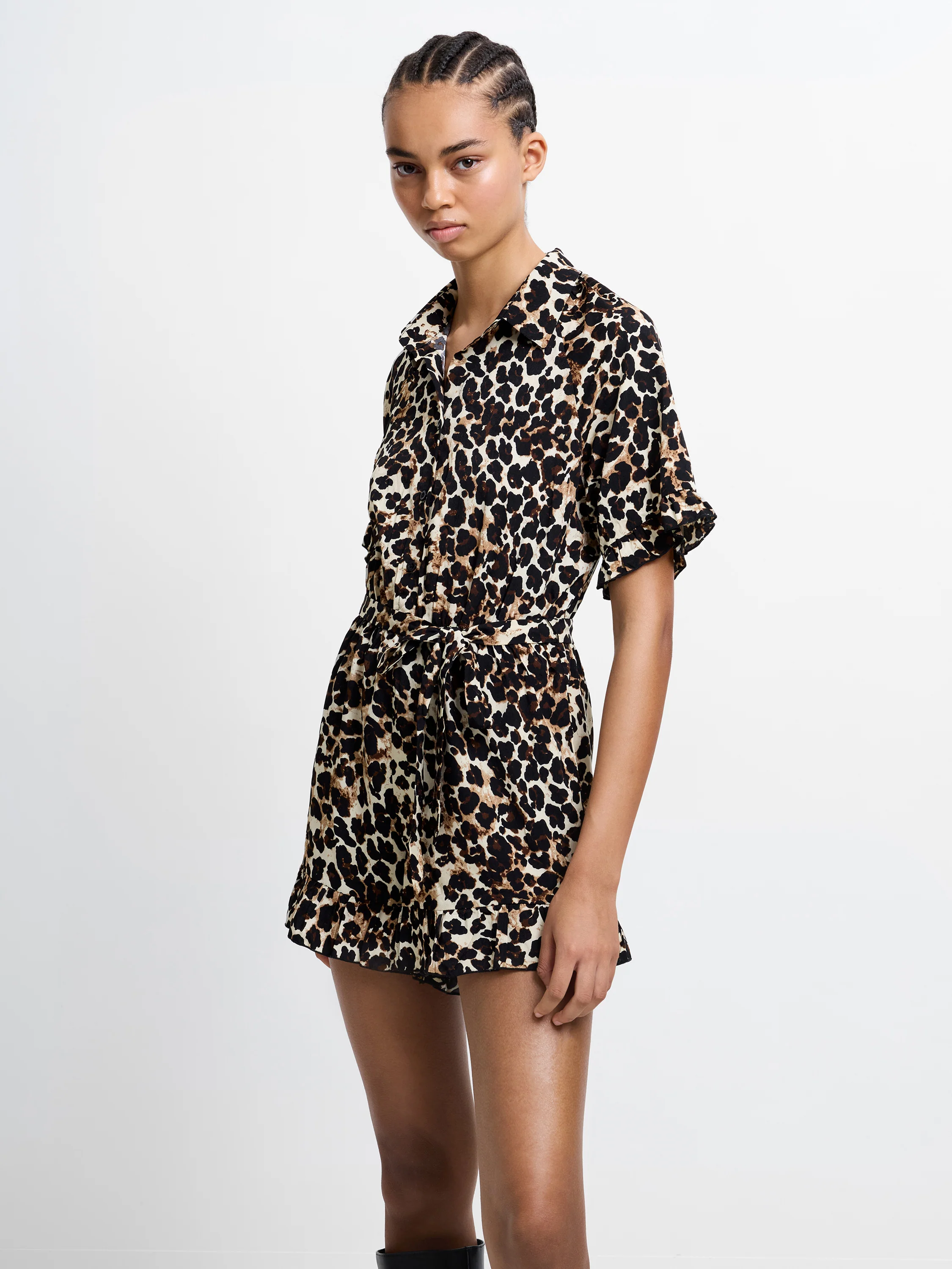 Leopard Print Playsuit - Image 2