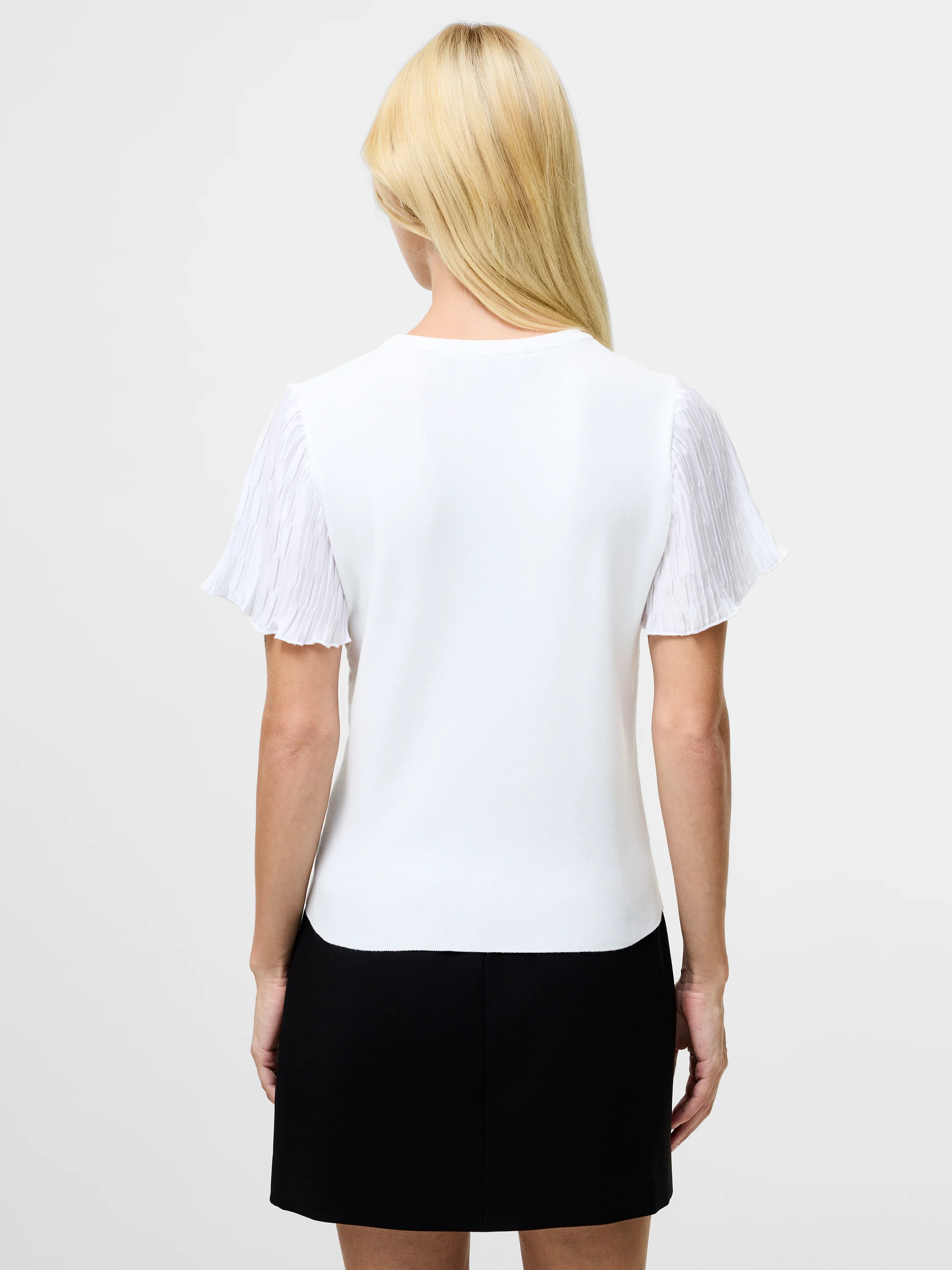 Levy Pleated Short Sleeve Top - Image 4