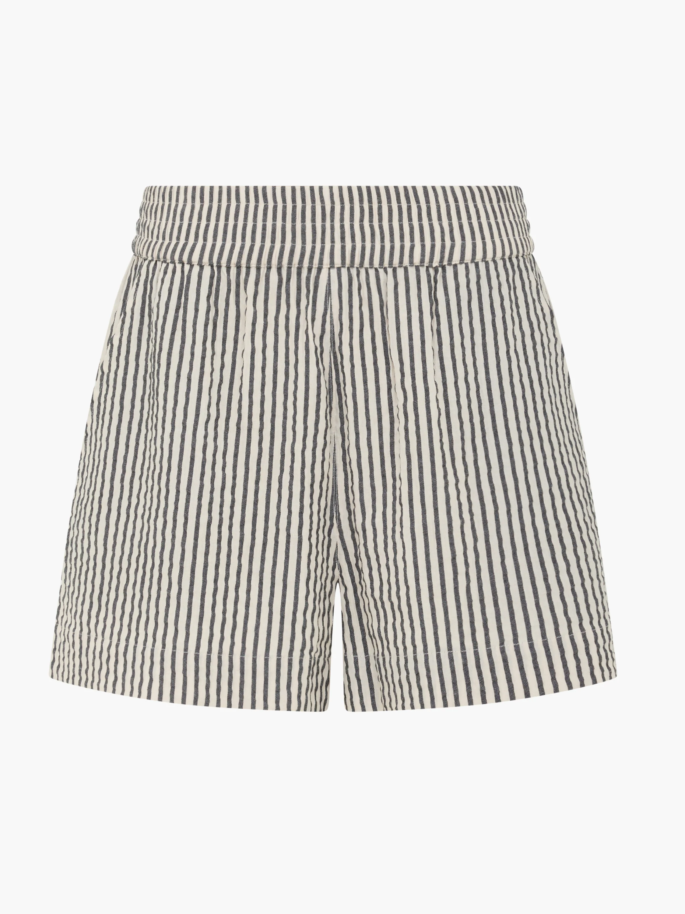 Lia Seersucker Striped Shorts - Image 5