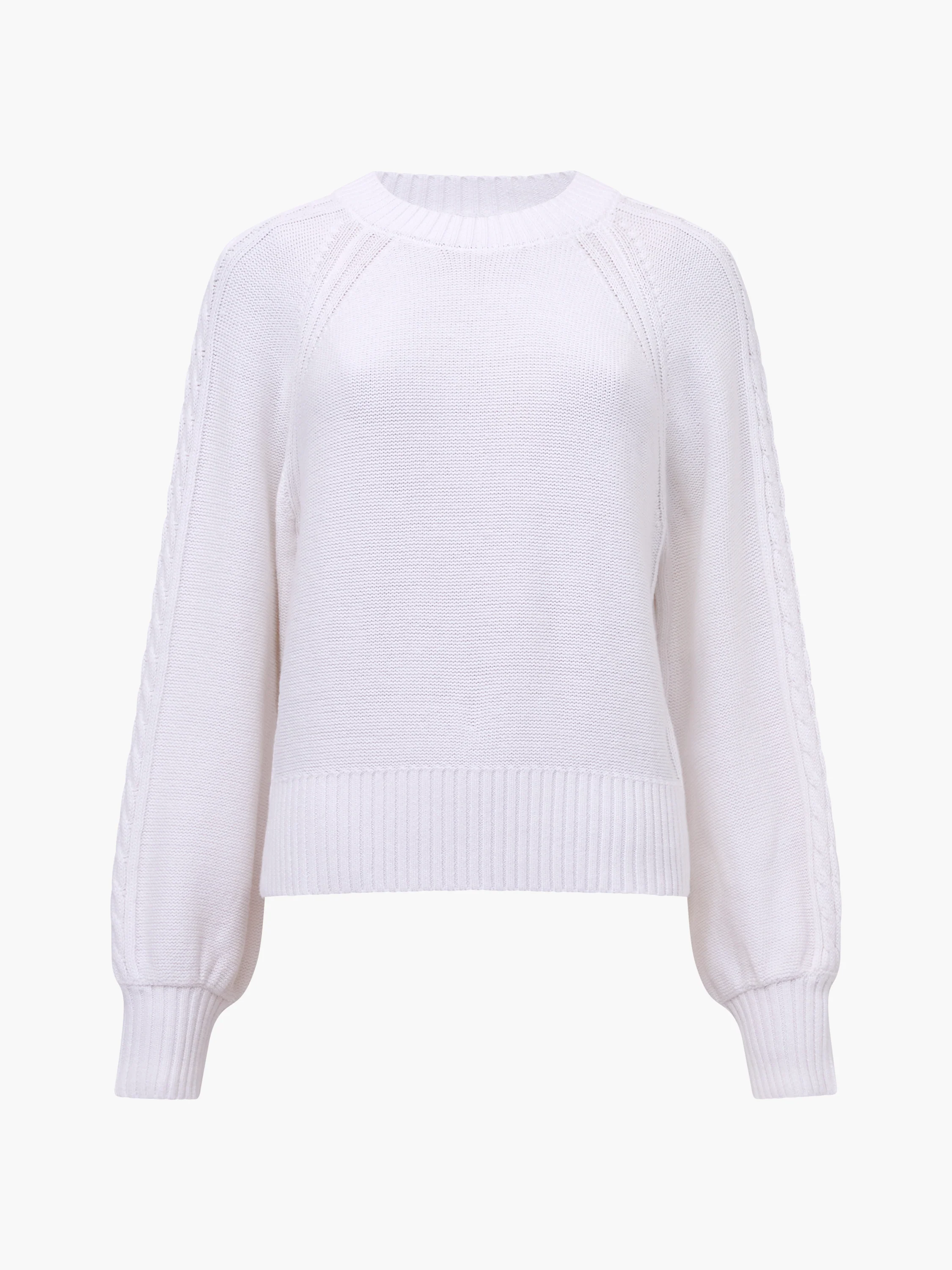 Lily Cable Knit Balloon Sleeve Jumper - Image 5