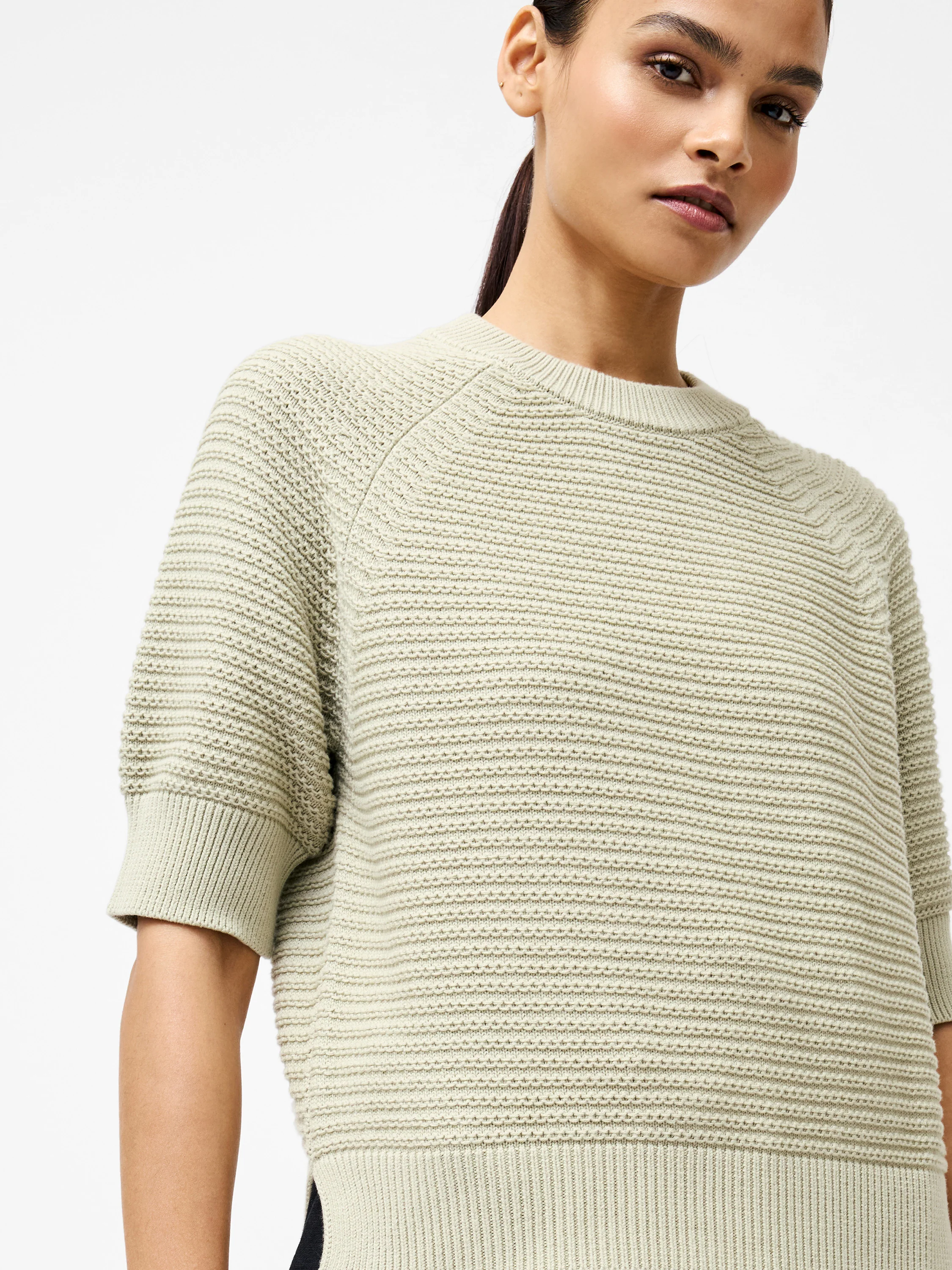 Lily Crew Neck Short Sleeve Jumper - Image 3