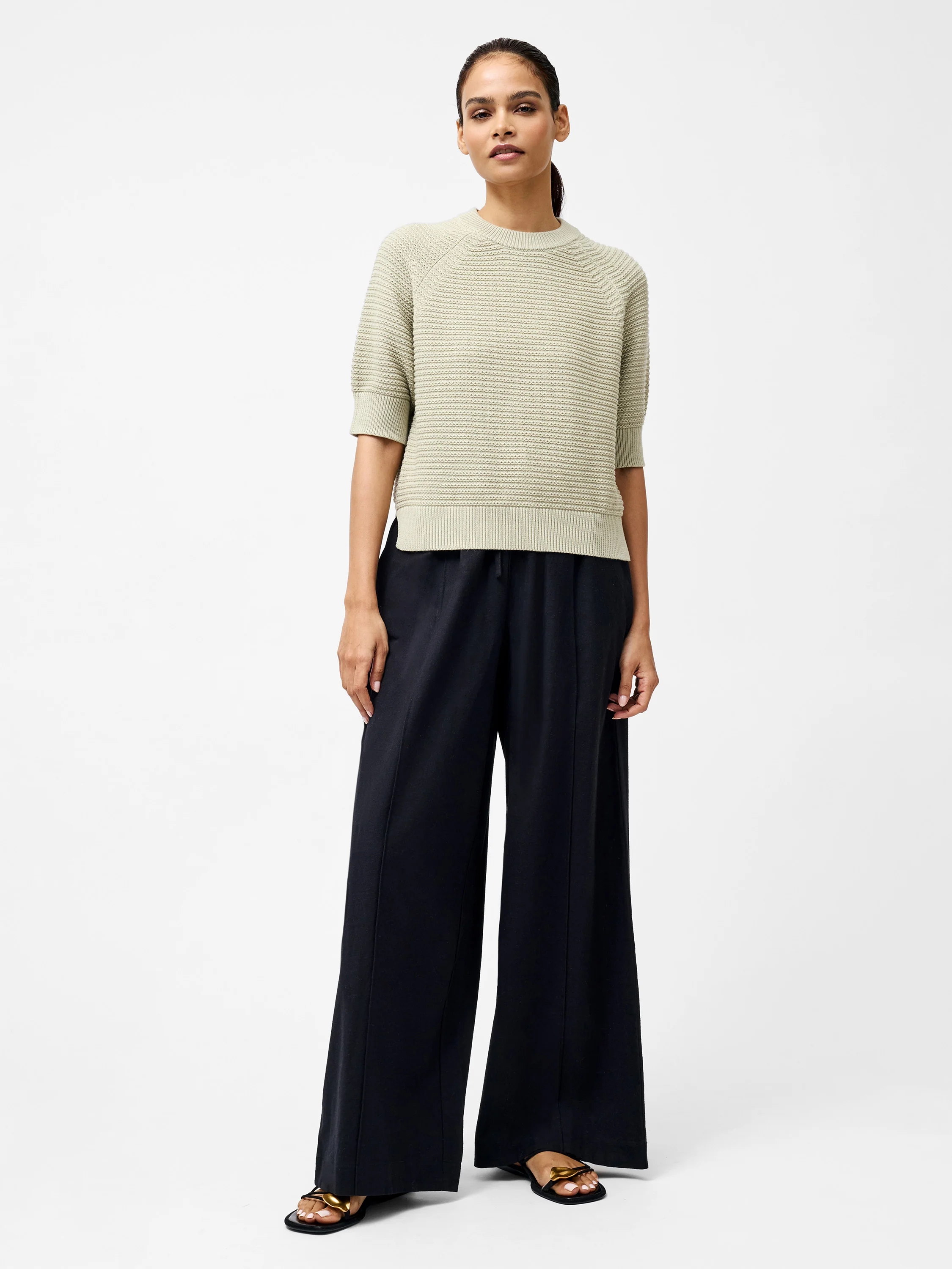 Lily Crew Neck Short Sleeve Jumper - Image 5