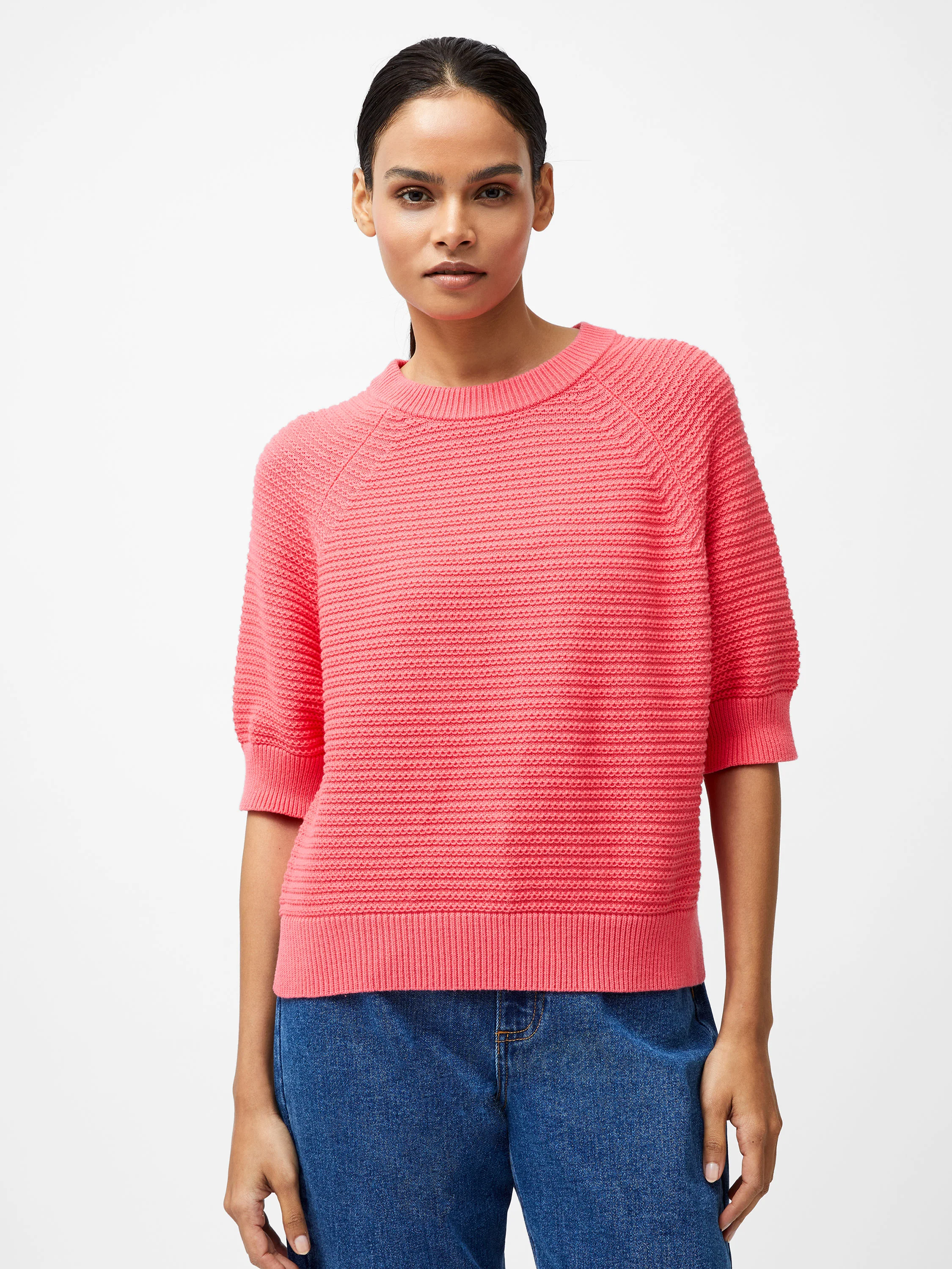 Lily Crew Neck Short Sleeve Jumper - Image 2