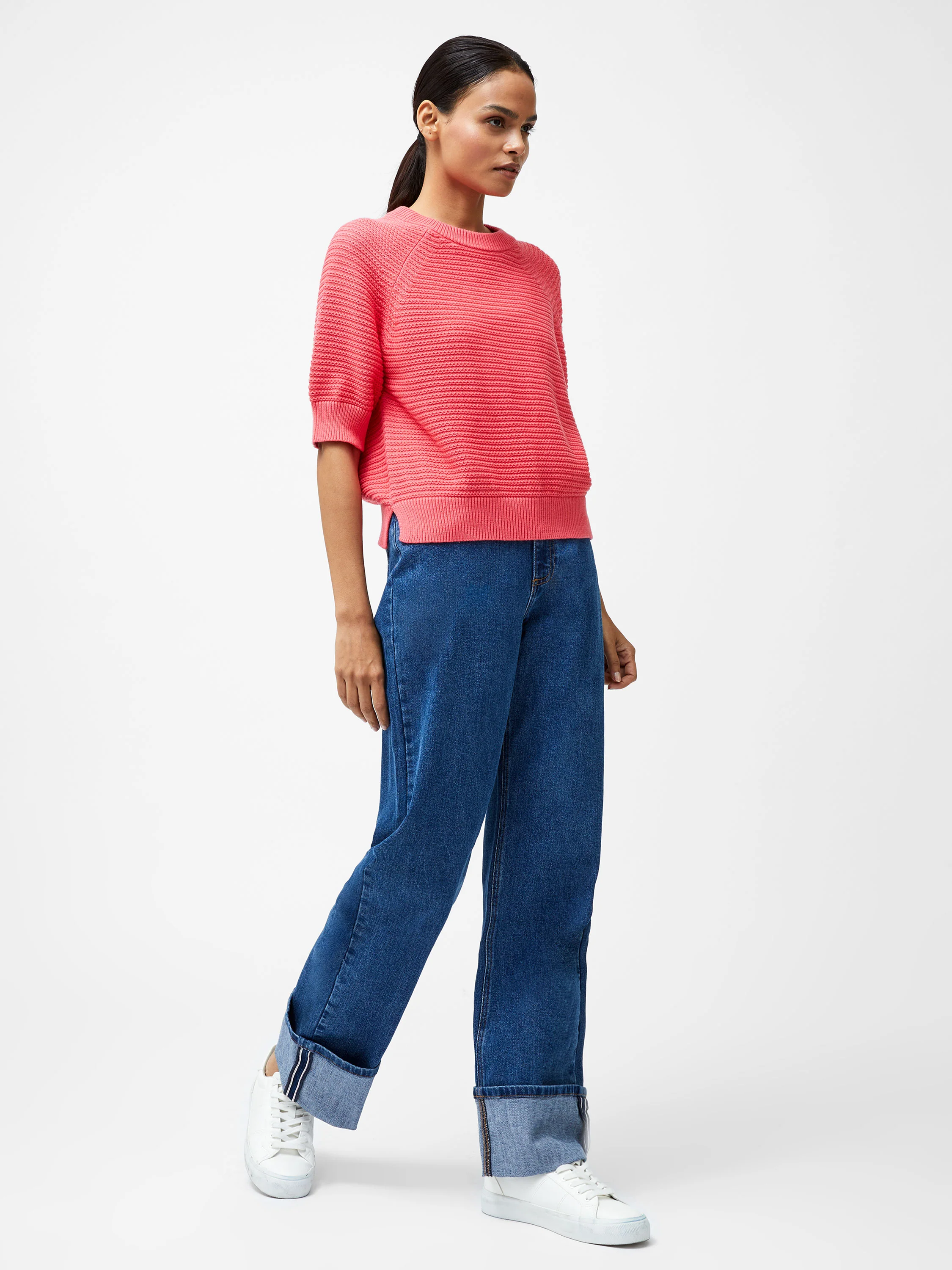 Lily Crew Neck Short Sleeve Jumper - Image 5