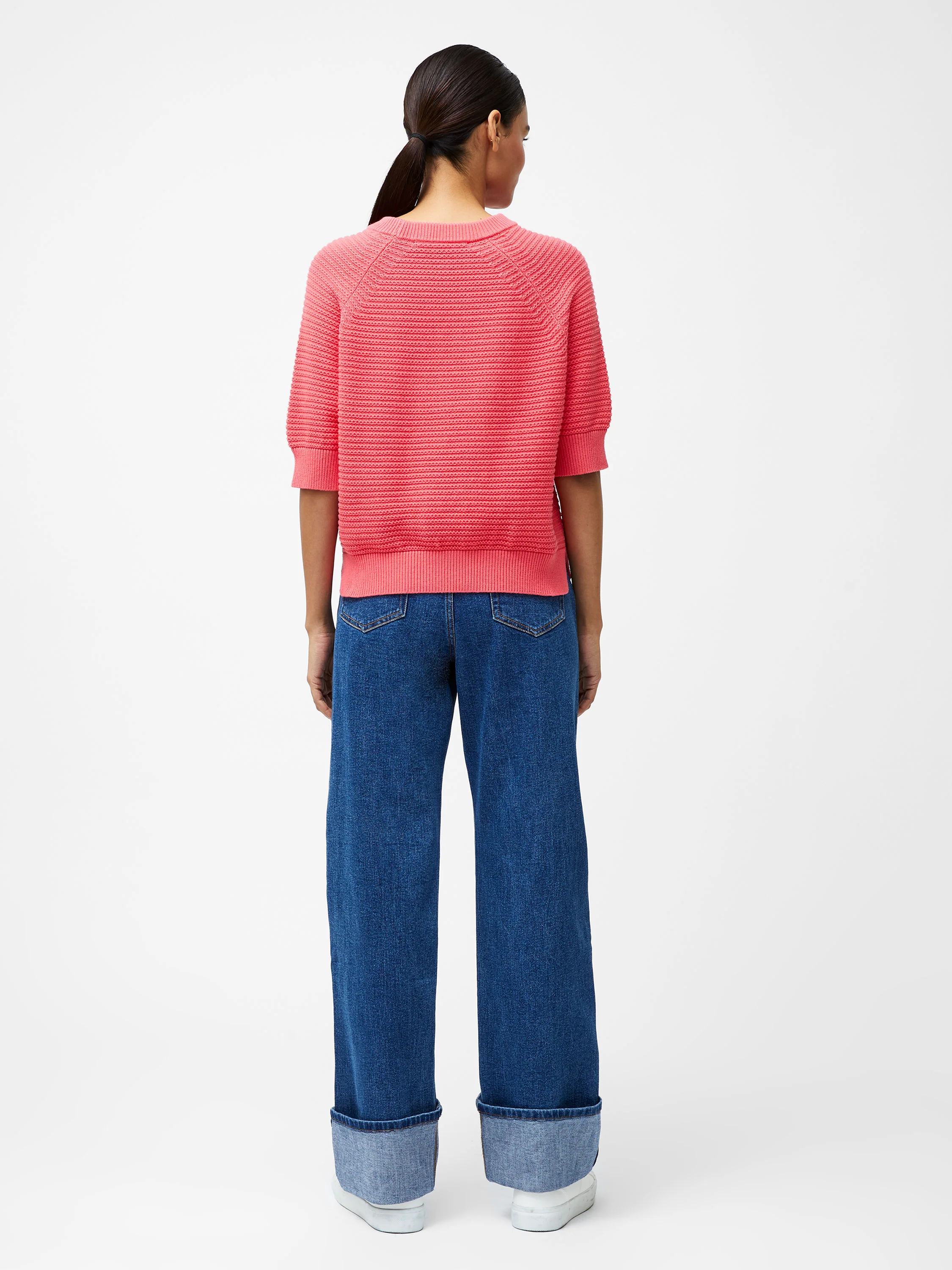 Lily Crew Neck Short Sleeve Jumper - Image 6