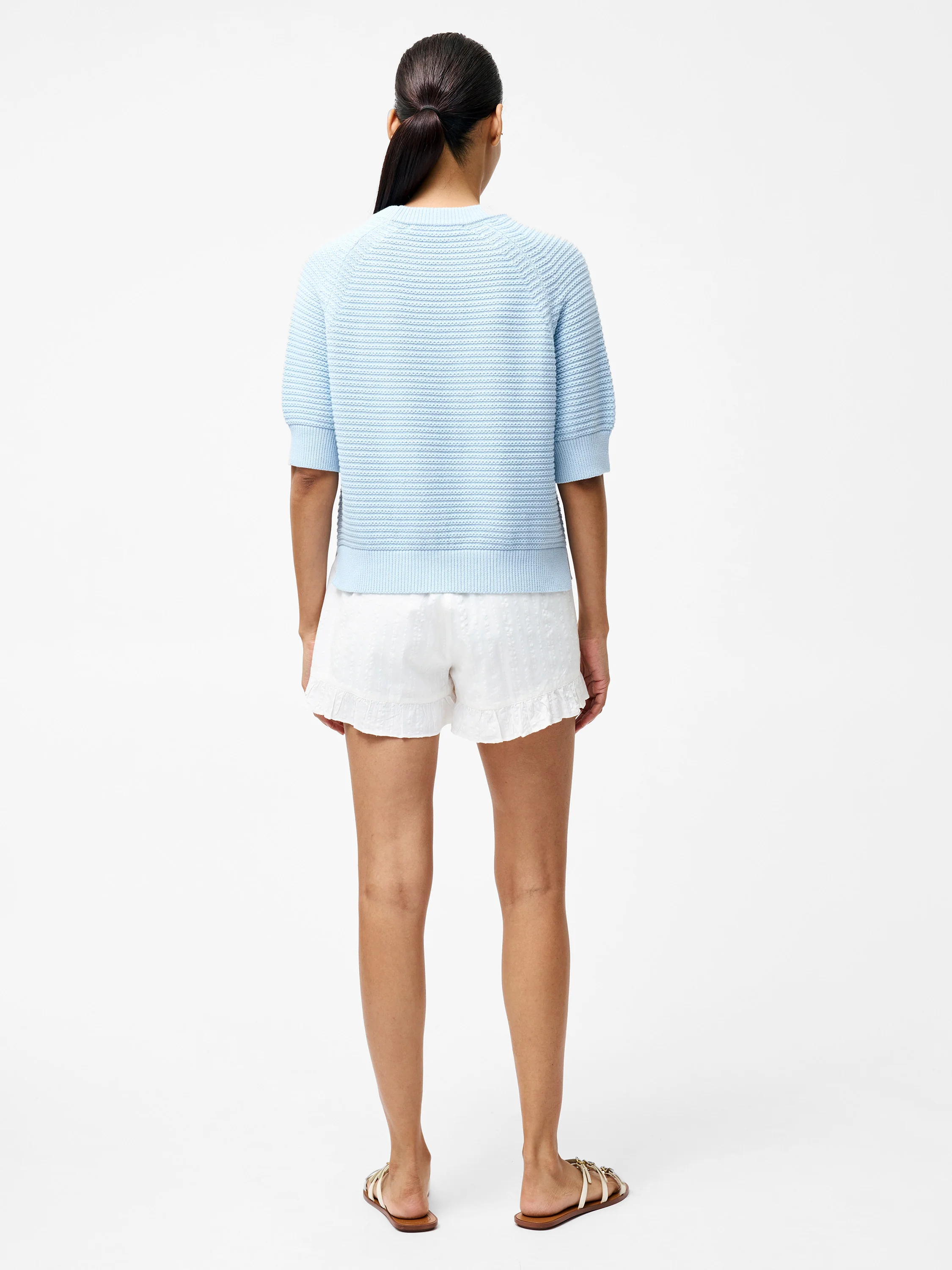 Lily Crew Neck Short Sleeve Jumper - Image 6