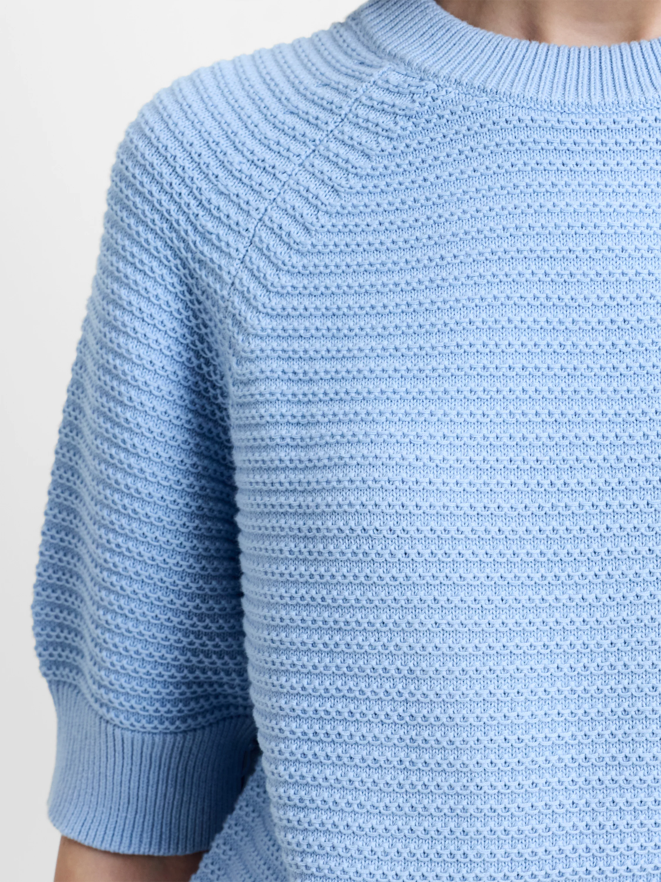 Lily Mozart Short Sleeve Purl Knit Jumper - Image 4