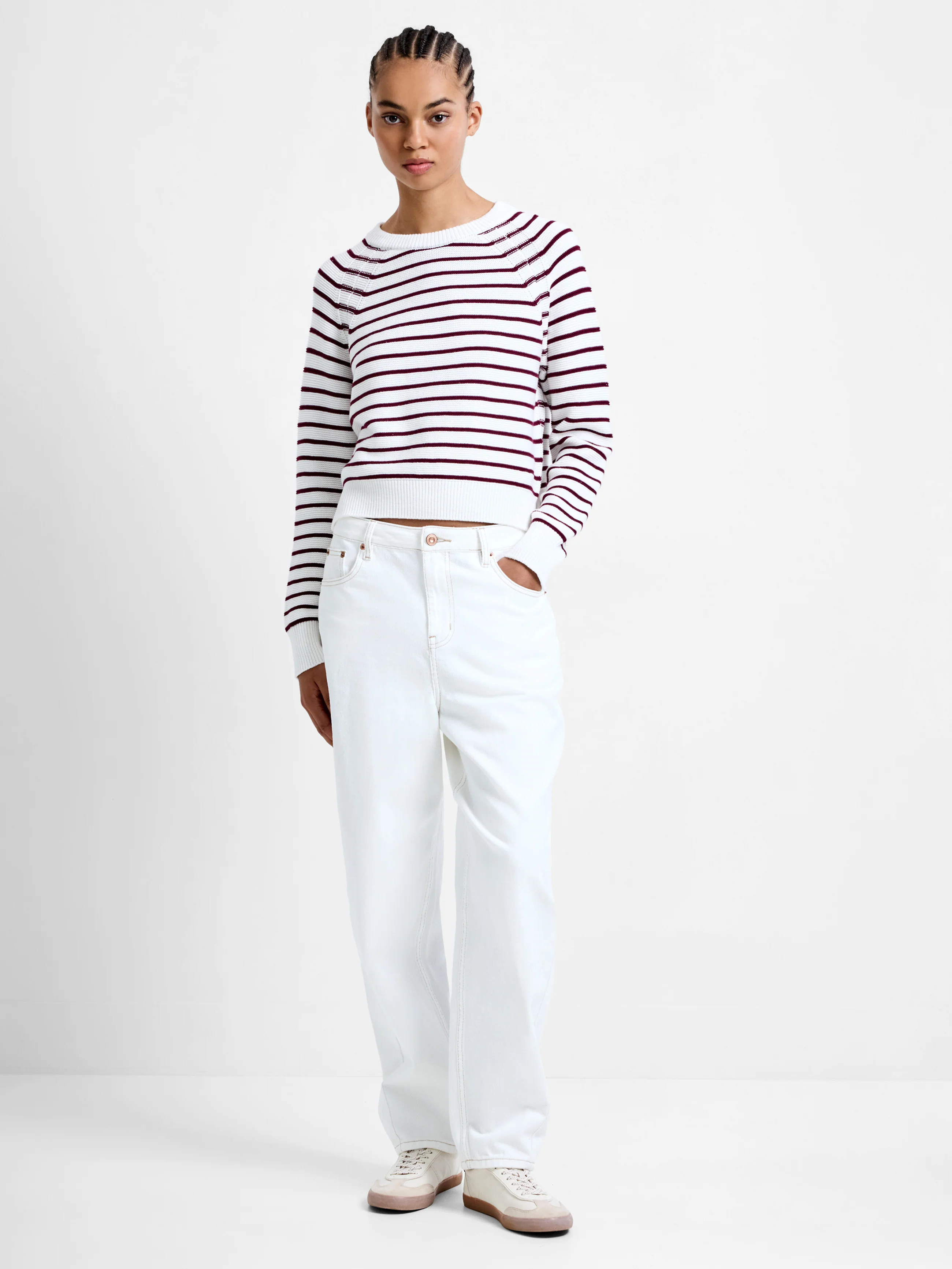 Lily Mozart Stripe Crew Neck Jumper - Image 2