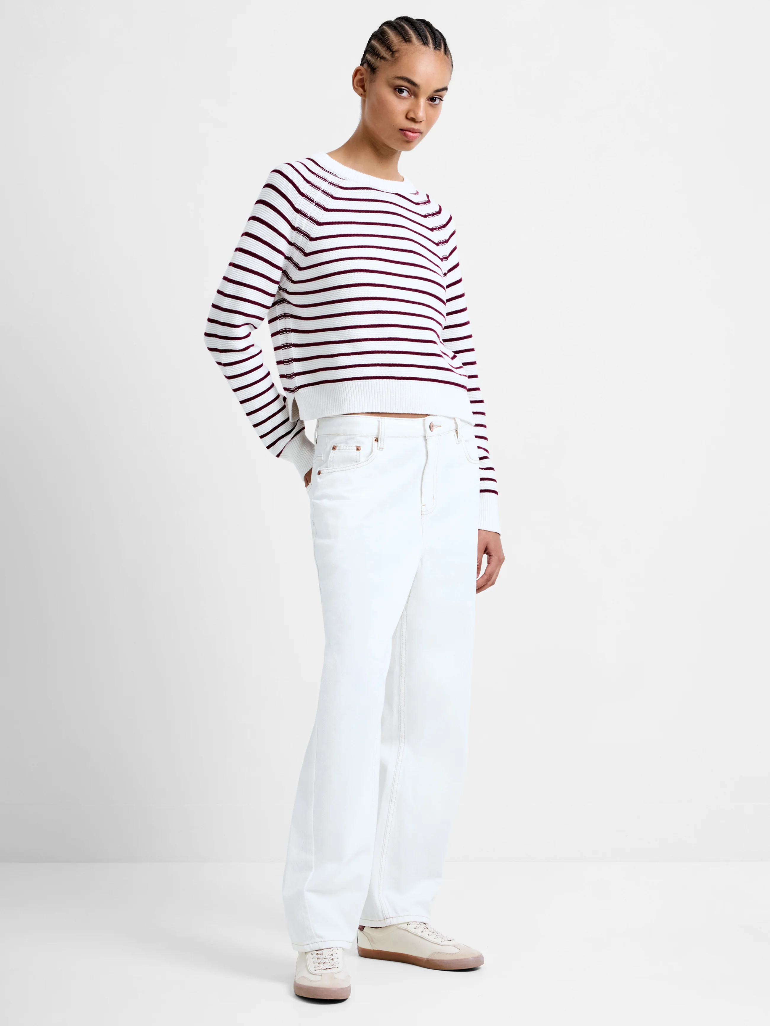 Lily Mozart Stripe Crew Neck Jumper - Image 4