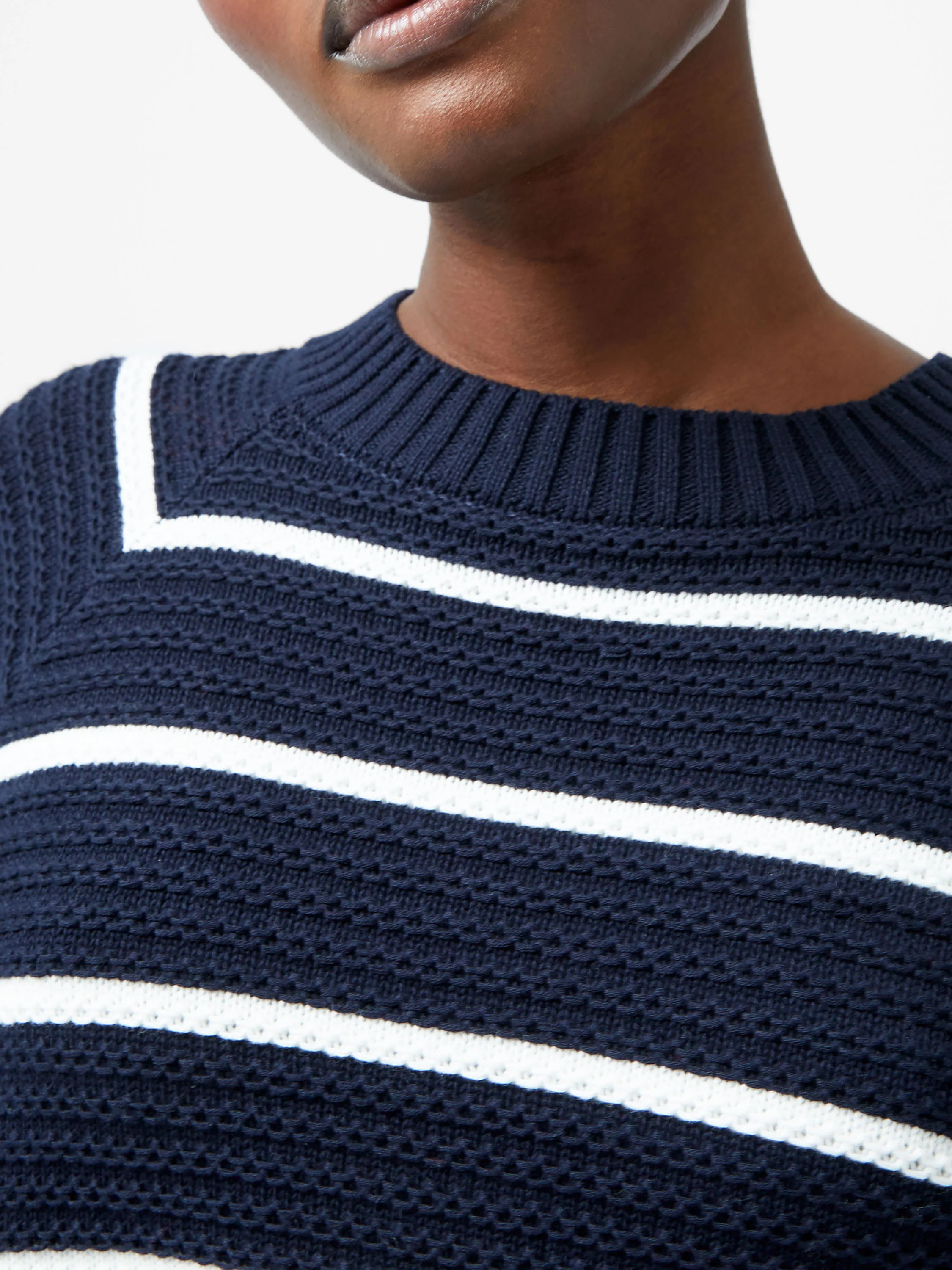 Lily Mozart Striped Crew Neck Jumper - Image 2