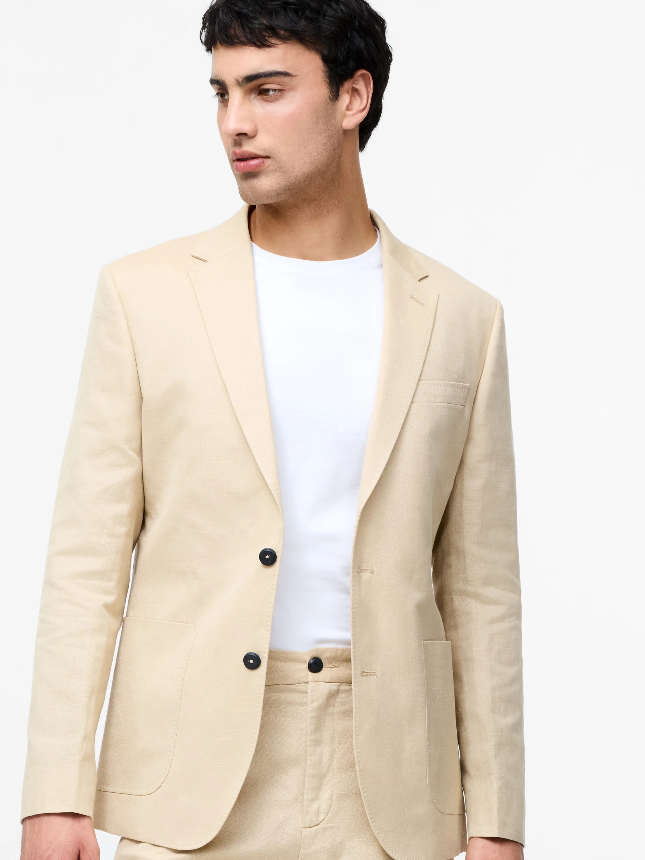 Linen Suit Jacket - Image 3