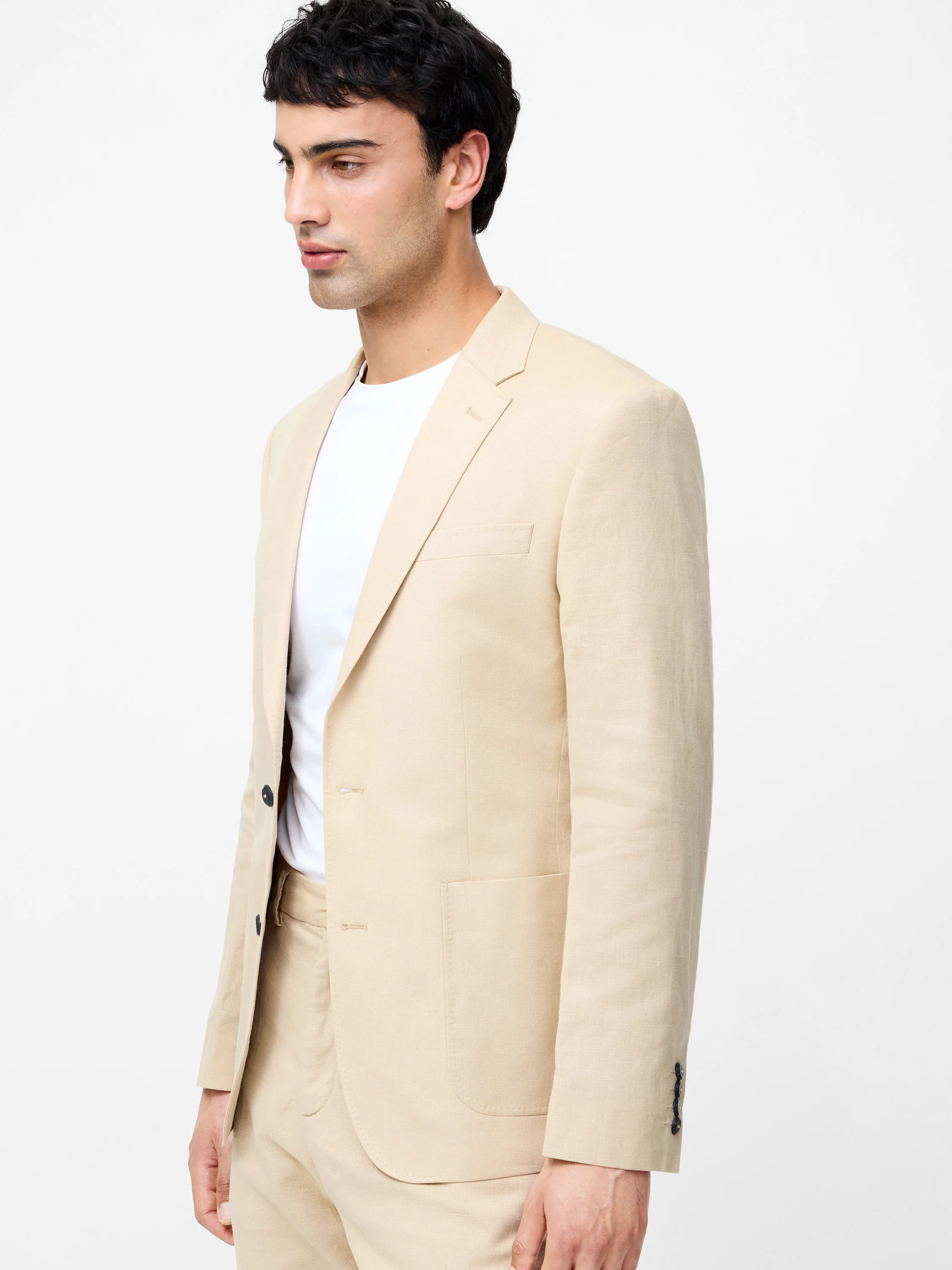 Linen Suit Jacket - Image 6