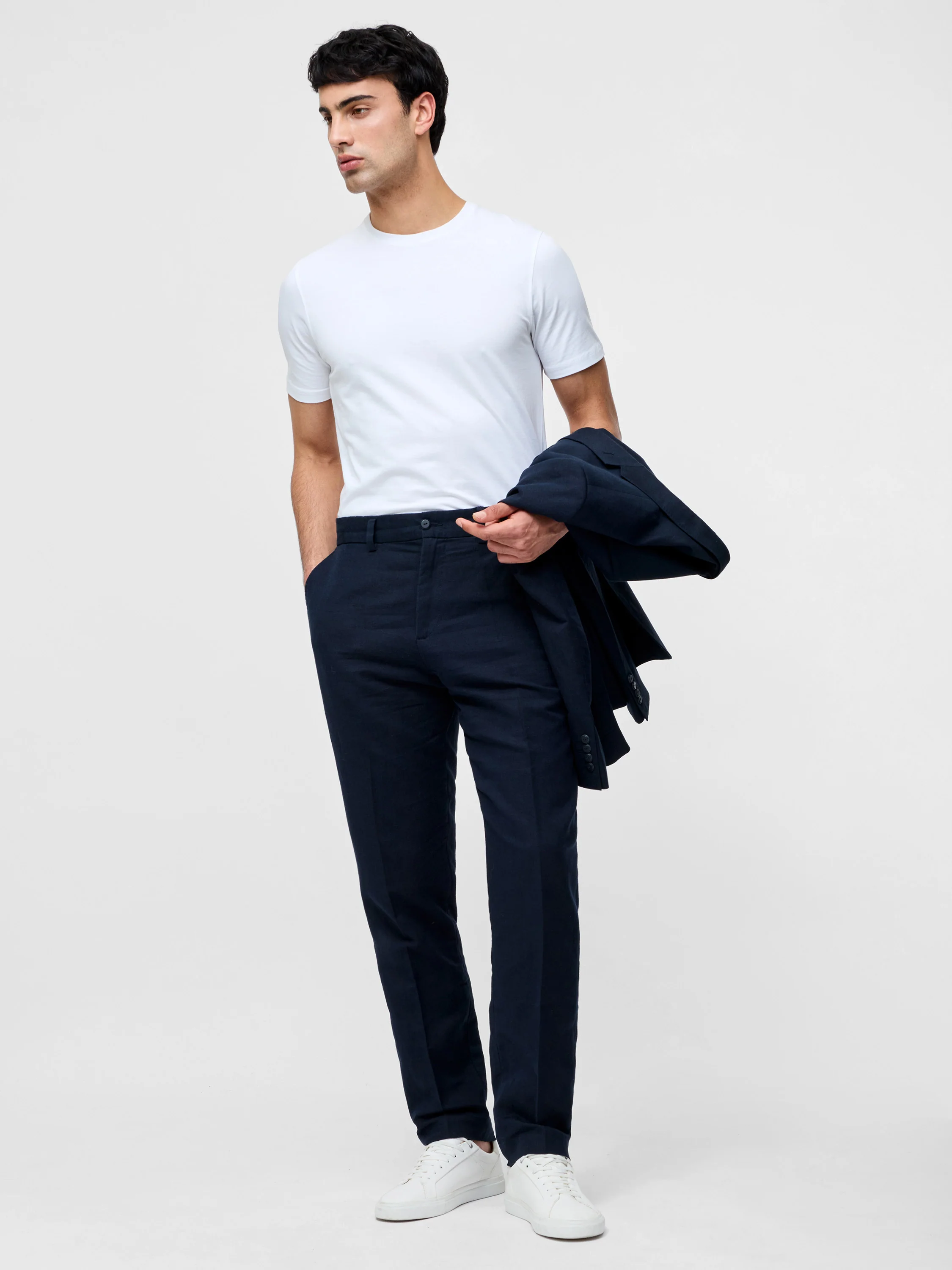 Linen Suit Trousers - Image 2
