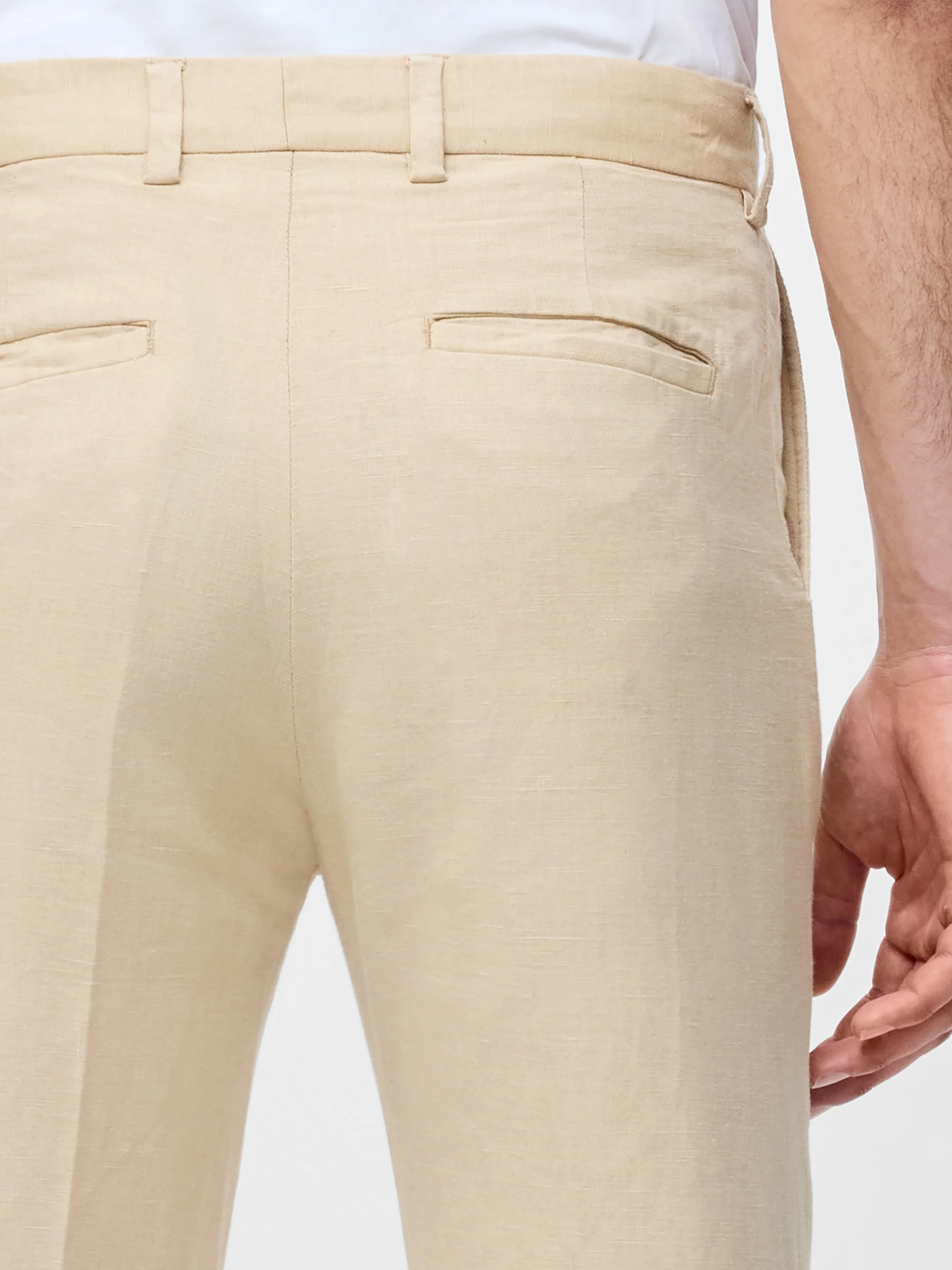 Linen Suit Trousers - Image 5
