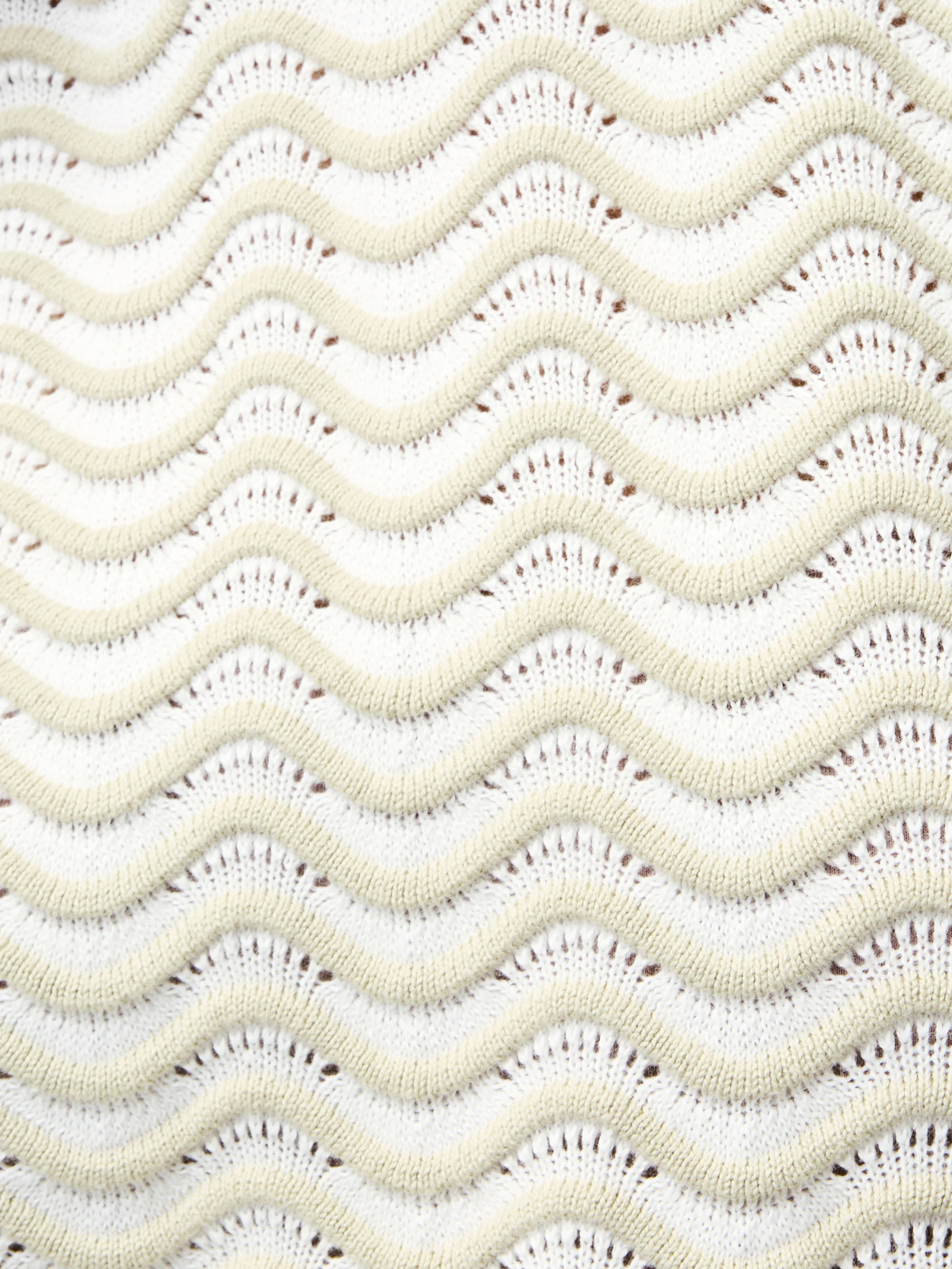 London Sleeveless Wave Knit Jumper - Image 2