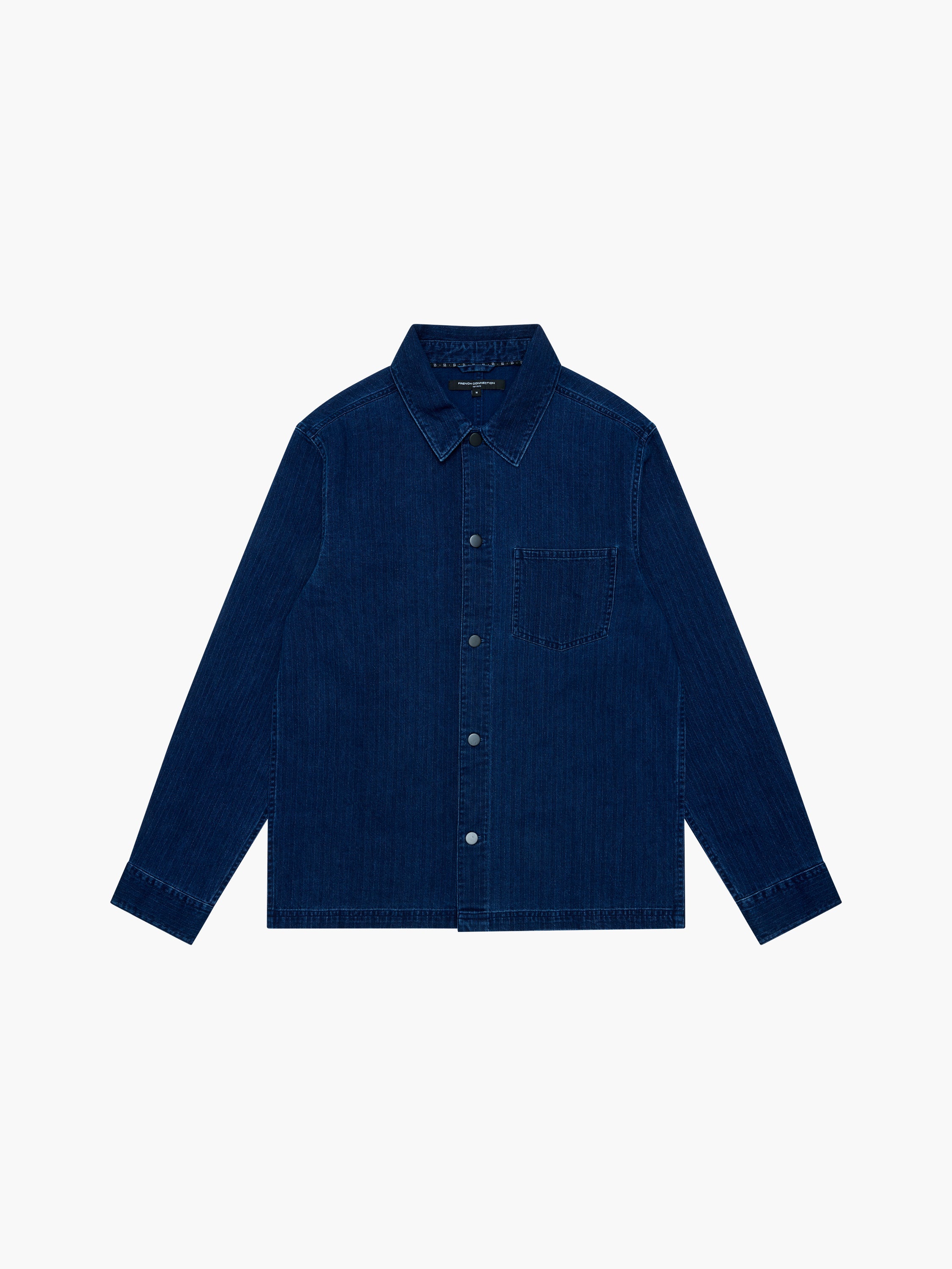 Long Sleeve Denim Overshirt - Image 5