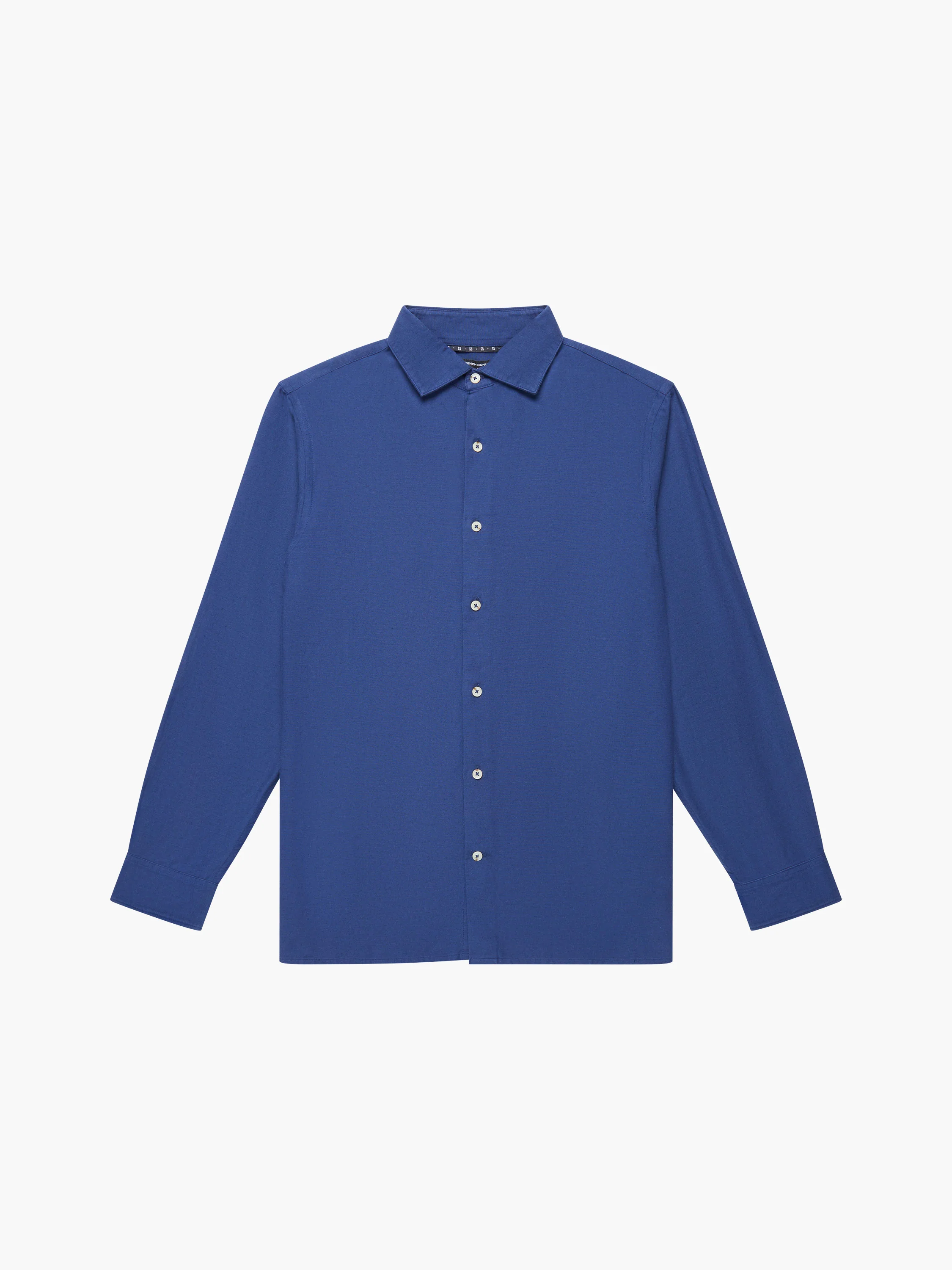 Long Sleeve Linen Blend Shirt - Image 5