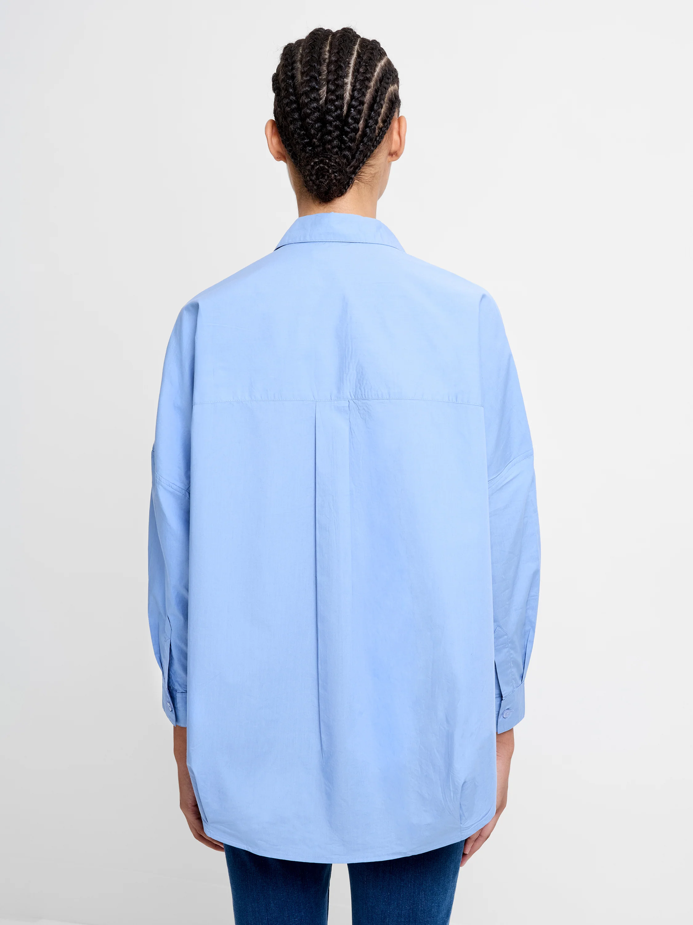 Long Sleeve Poplin Popover Shirt - Image 4