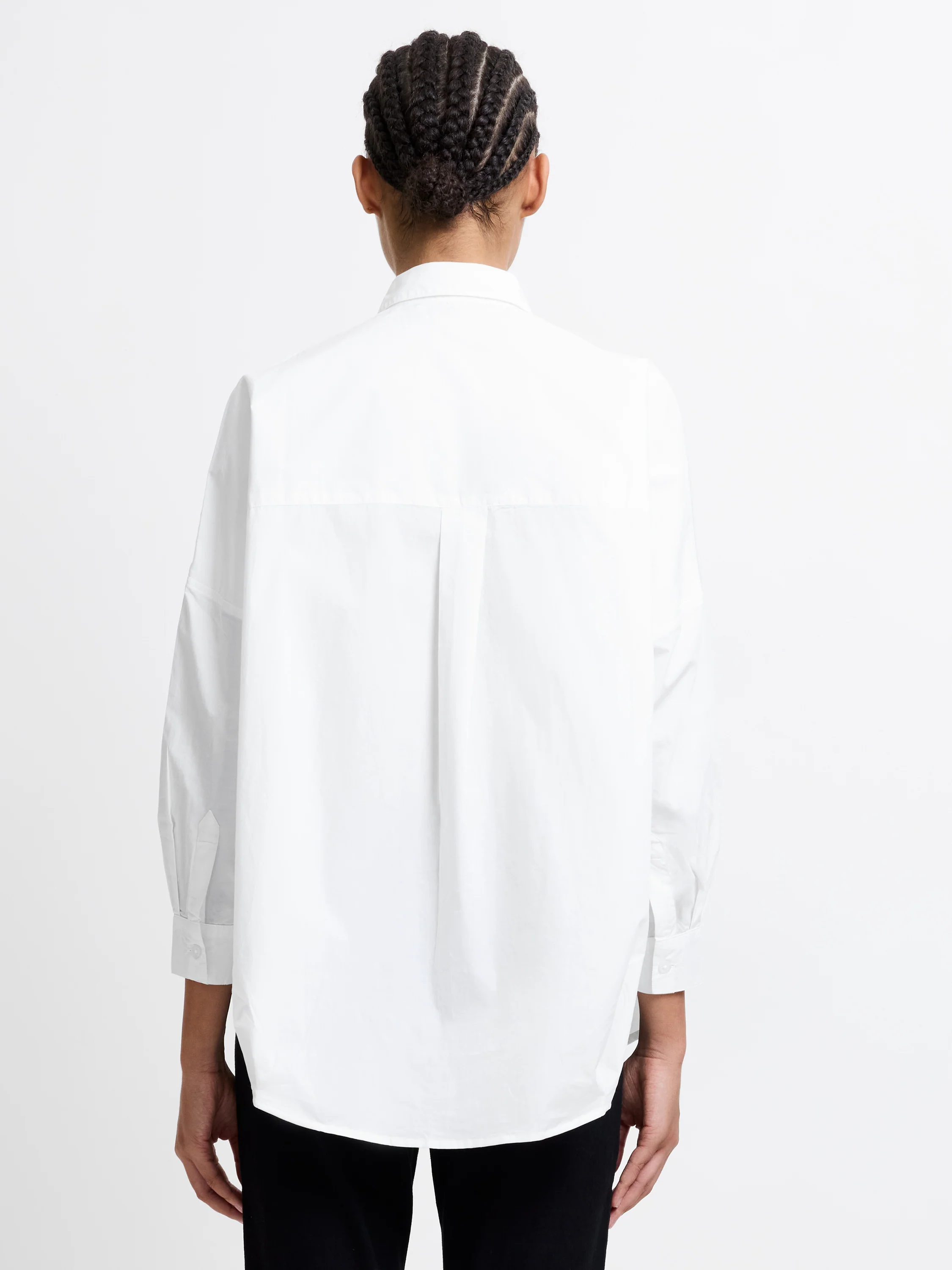 Long Sleeve Poplin Popover Shirt - Image 4