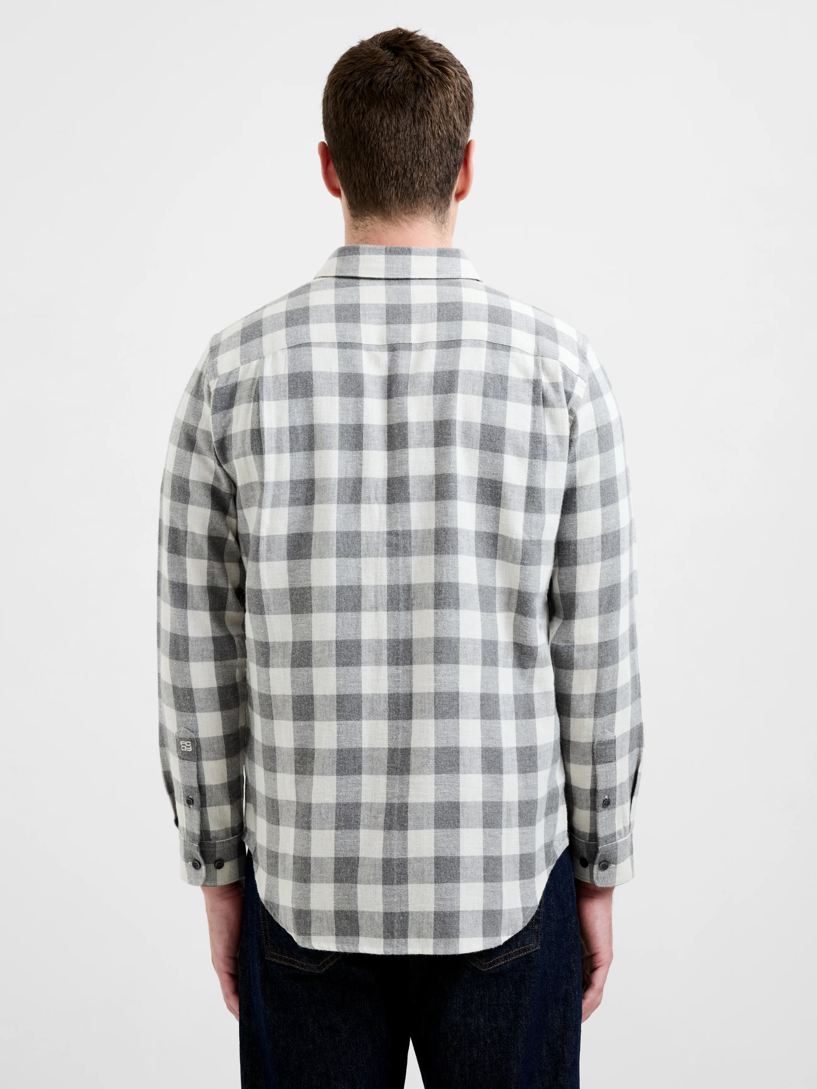 Long Sleeve Regular Fit Check Shirt - Image 5