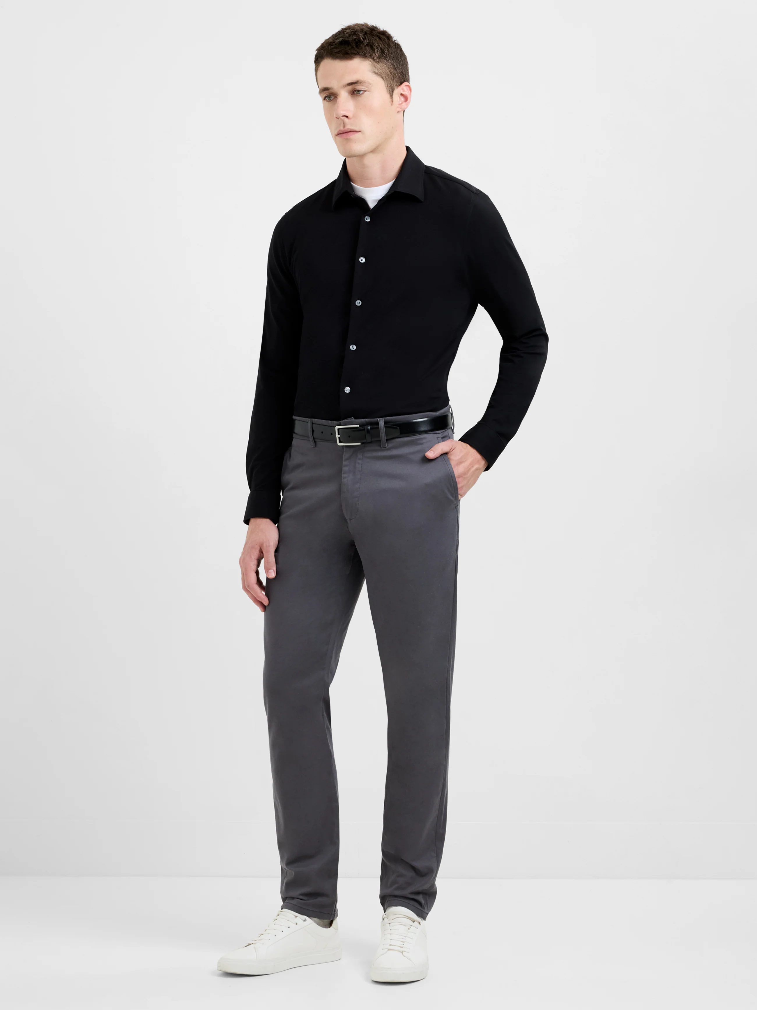Long Sleeve Stretch Shirt - Image 2
