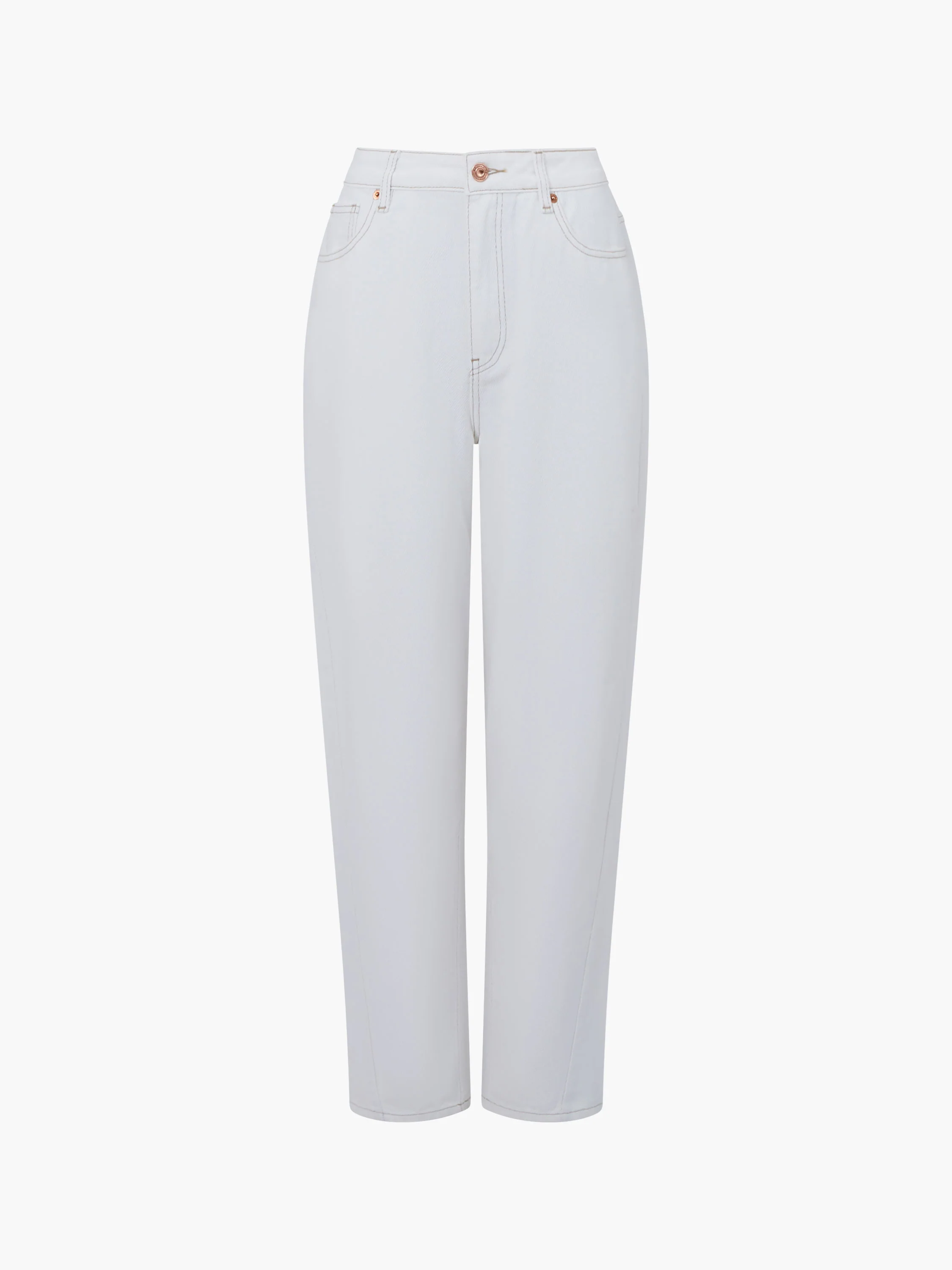 Loren Twill Denim Barrel Leg Jeans - Image 6