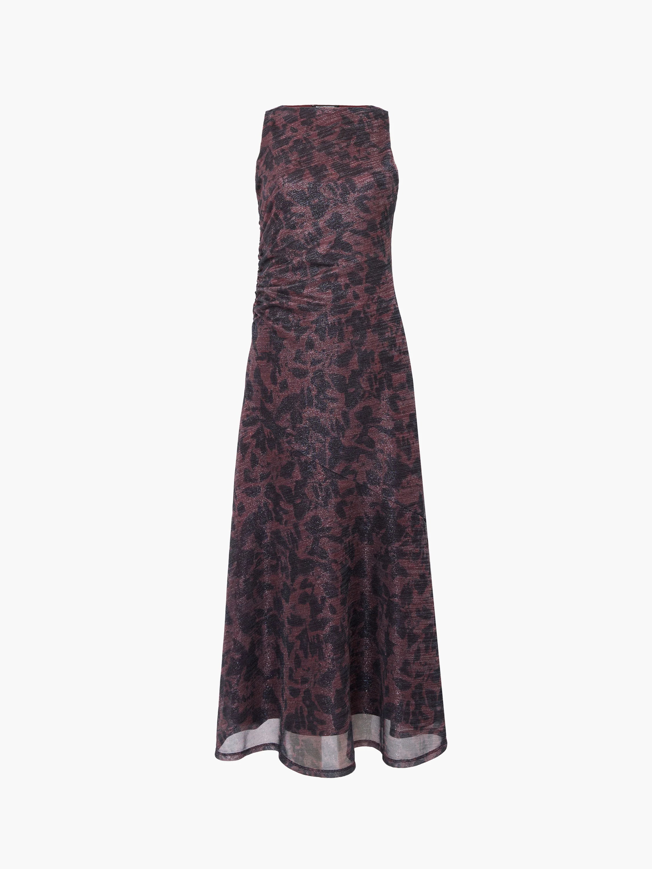 Lorrie Lurex Round Neck Midi Dress - Image 6