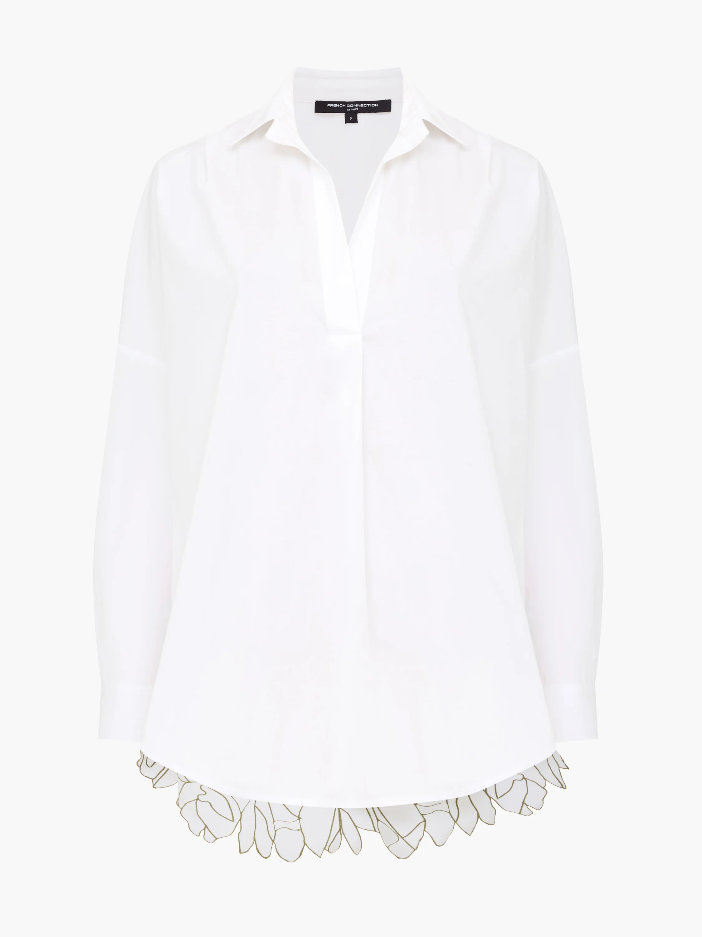 Lotta Alexis Floral Cutwork Back Popover Shirt - Image 6