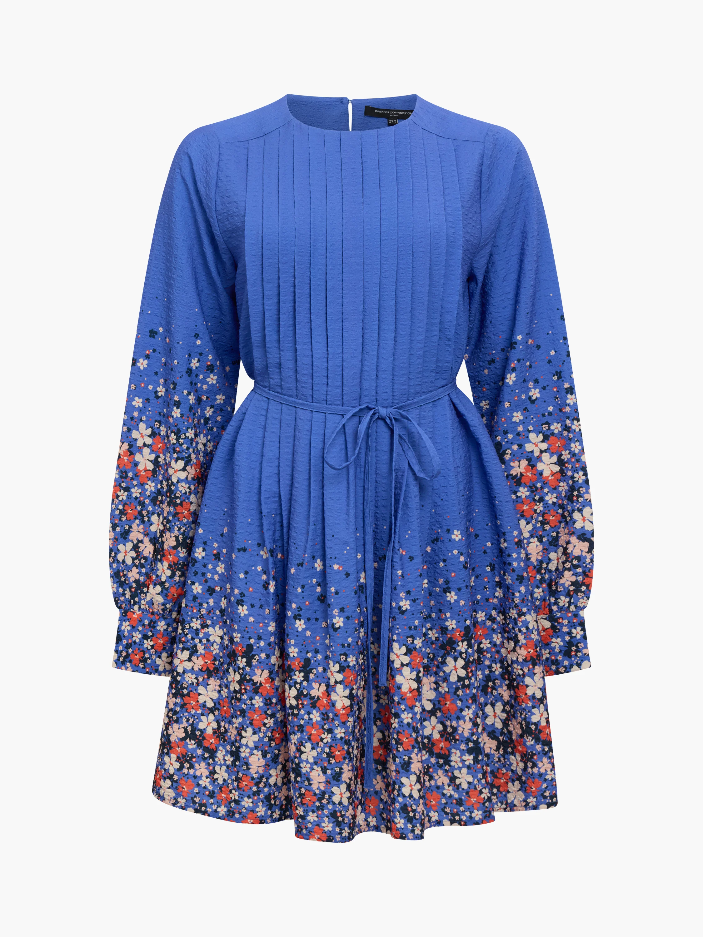 Lucy Milani Pintuck Belted Smock Dress - Image 6