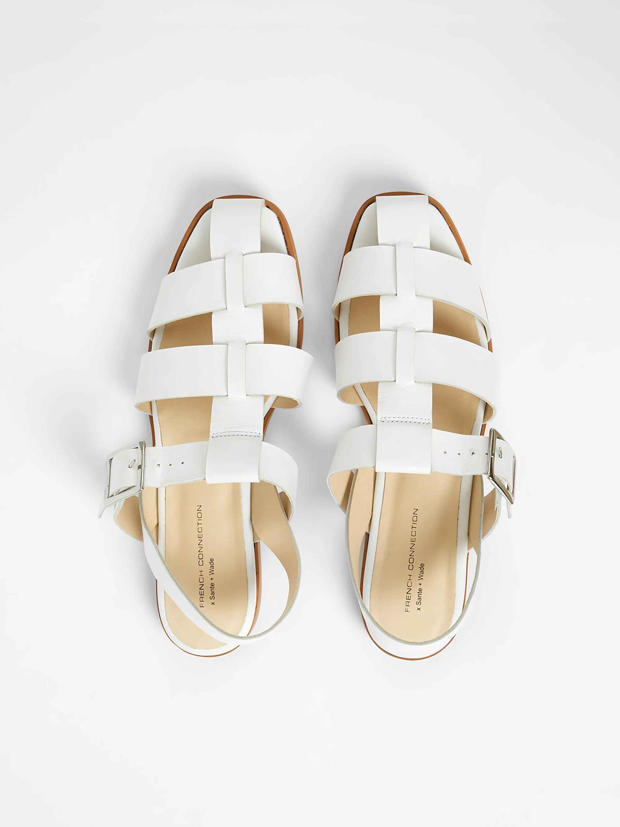 S+W x Luisa Fisherman Caged Sandals - Image 2