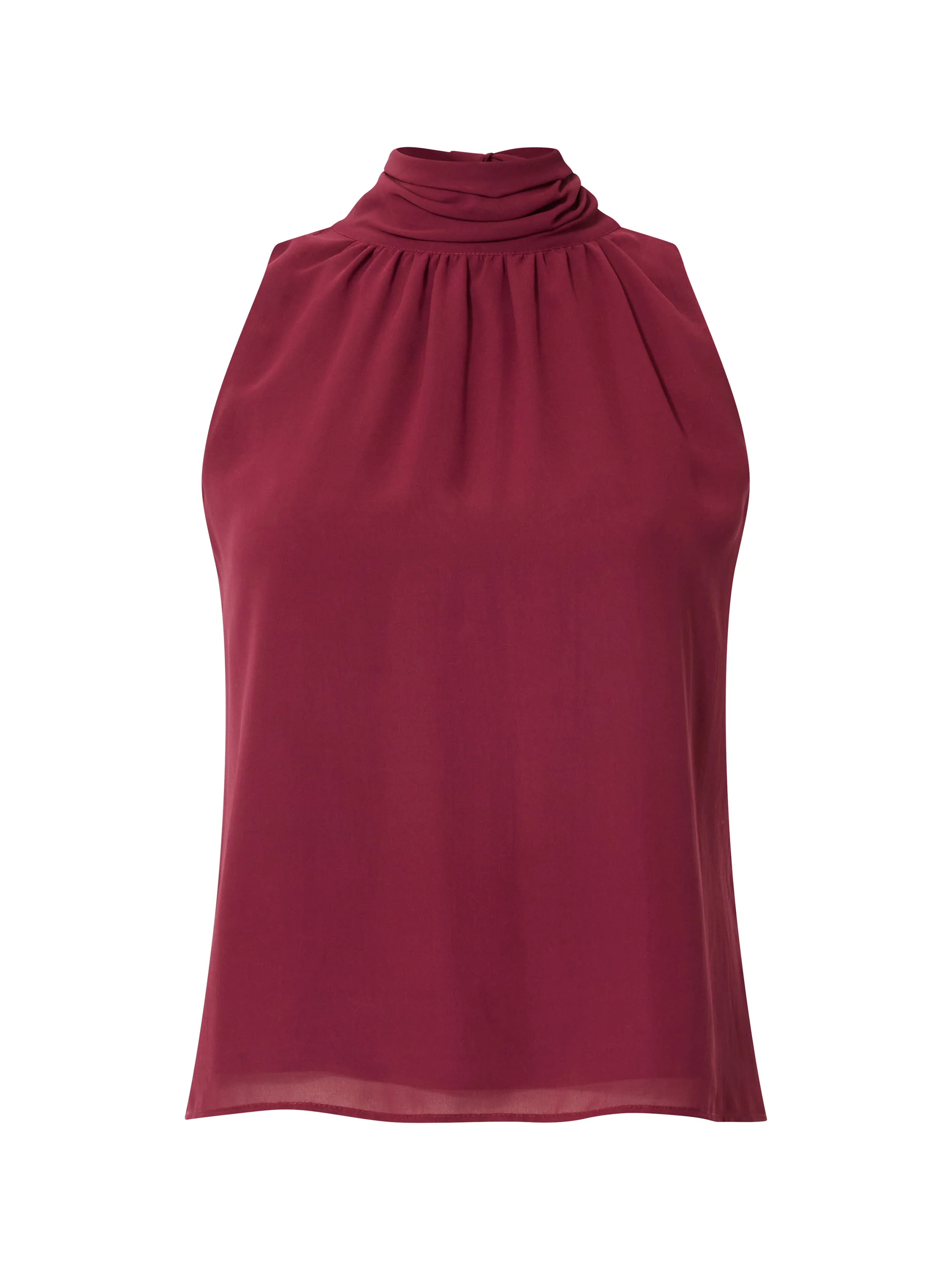 Marina Chiffon Sleeveless Bow Top - Image 5