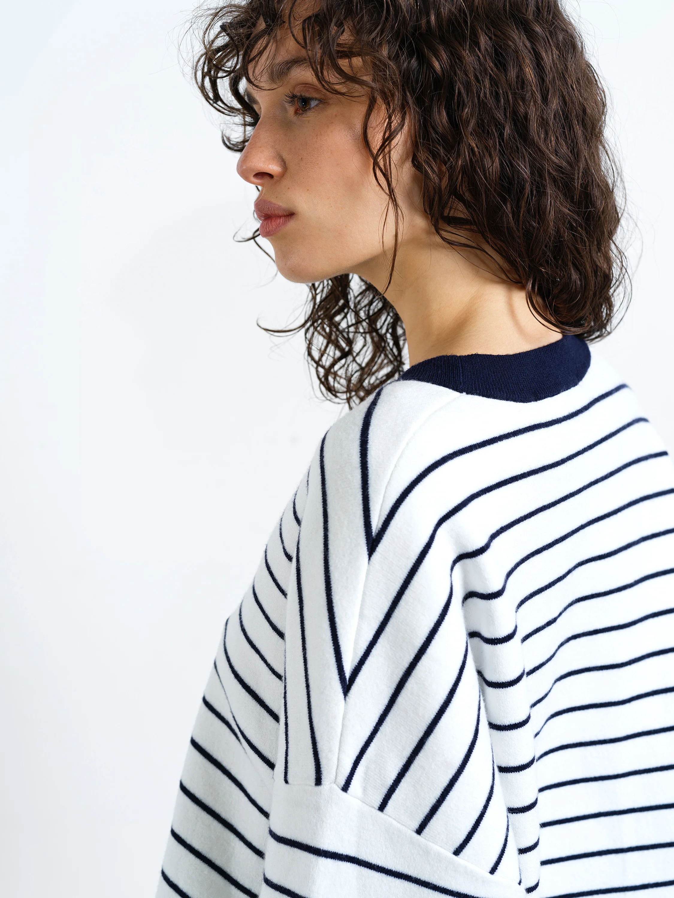 Marley Knit Striped Crew Neck Jumper - Image 3