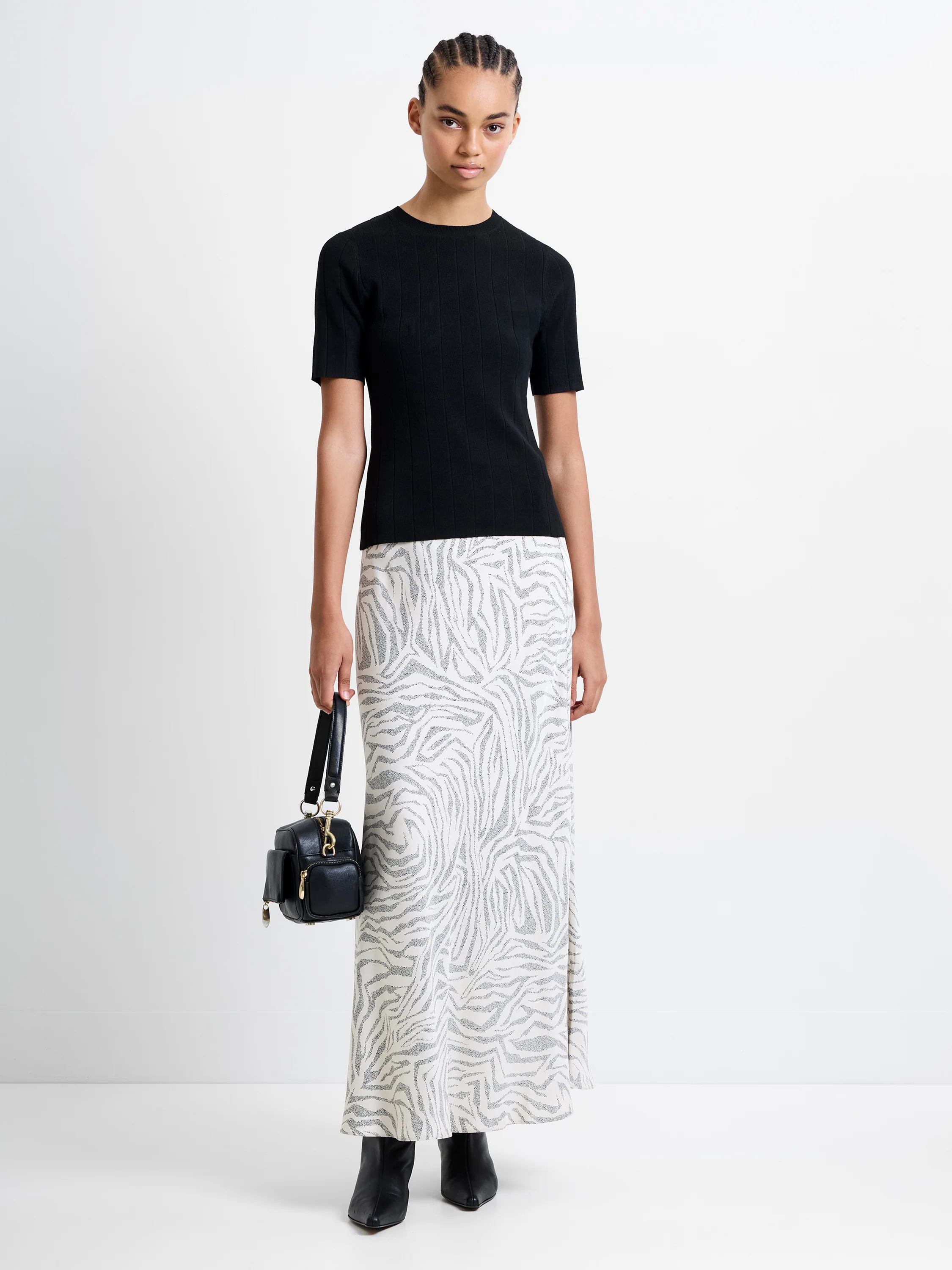 Marley Knit Wide Rib Top - Image 2