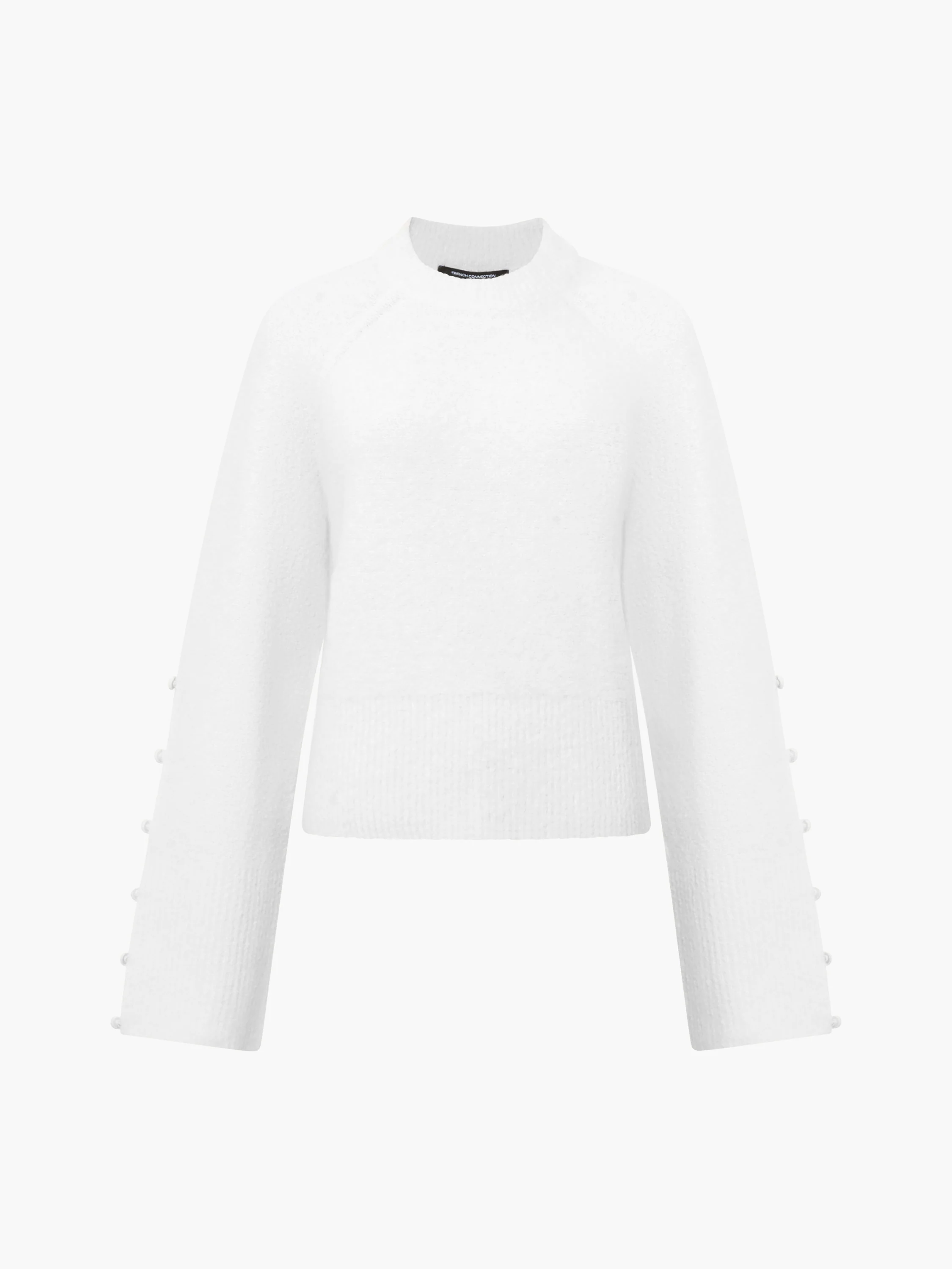 Melissa Boucle Button Detail Sleeve Jumper - Image 6