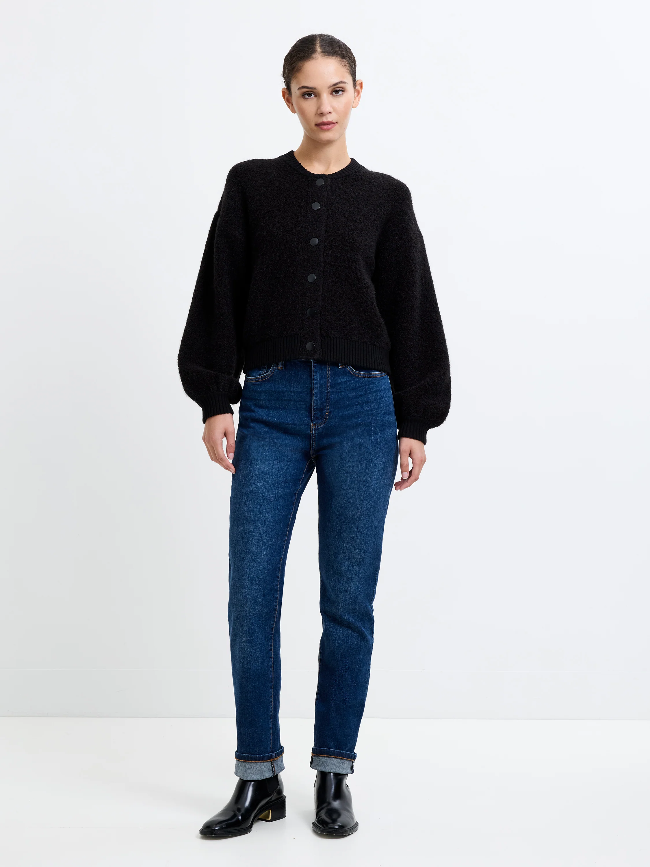 Melissa Knit Bomber Jacket - Image 2