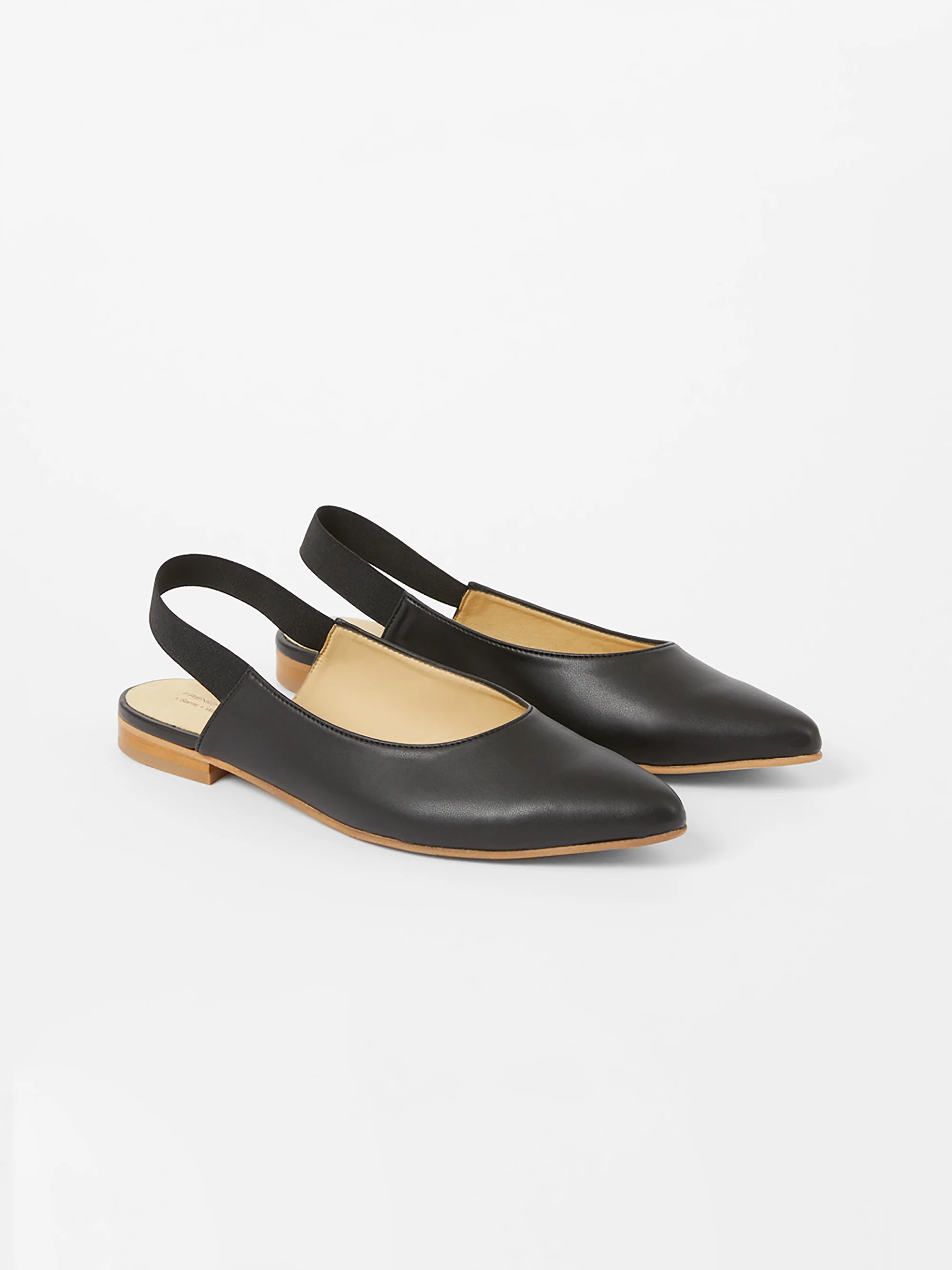 S+W x Meriola Pointed Toe Slingback Ballerina Pumps - Image 4