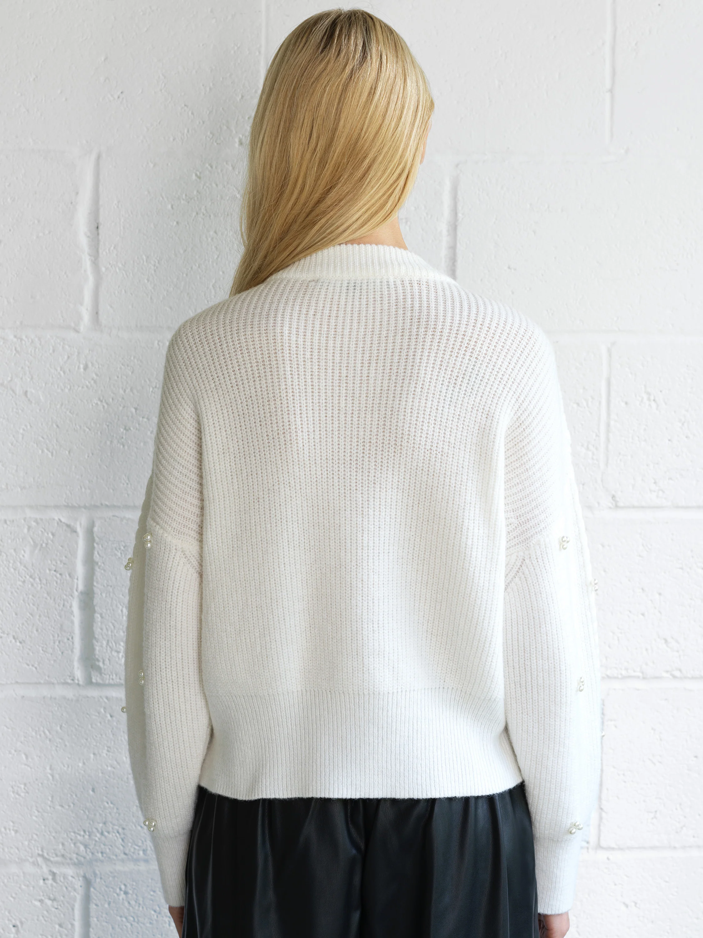 Mersai Pearl Embellished Knit Jumper - Image 5
