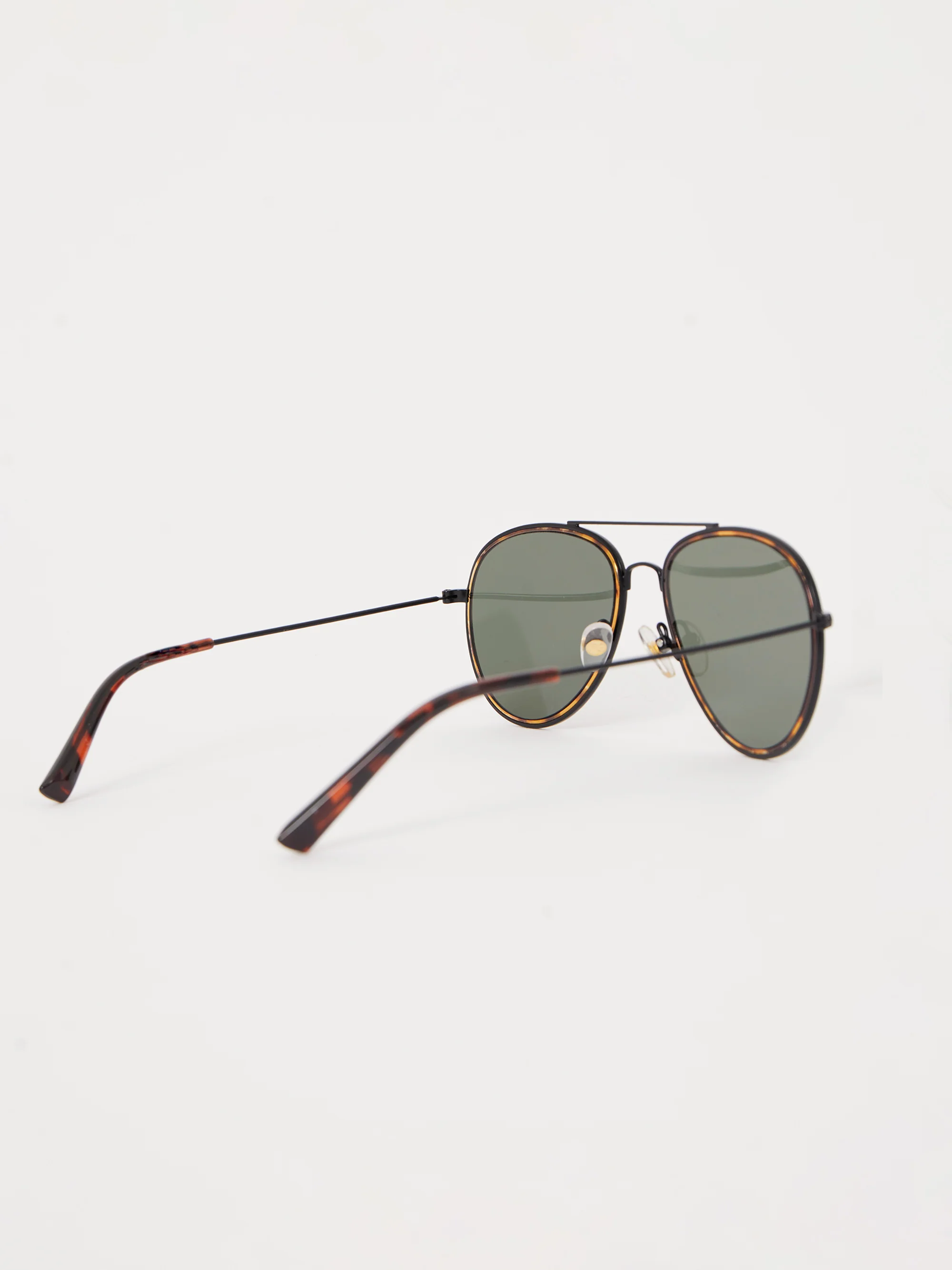 Metal D-Frame Rim Detailed Sunglasses - Image 3