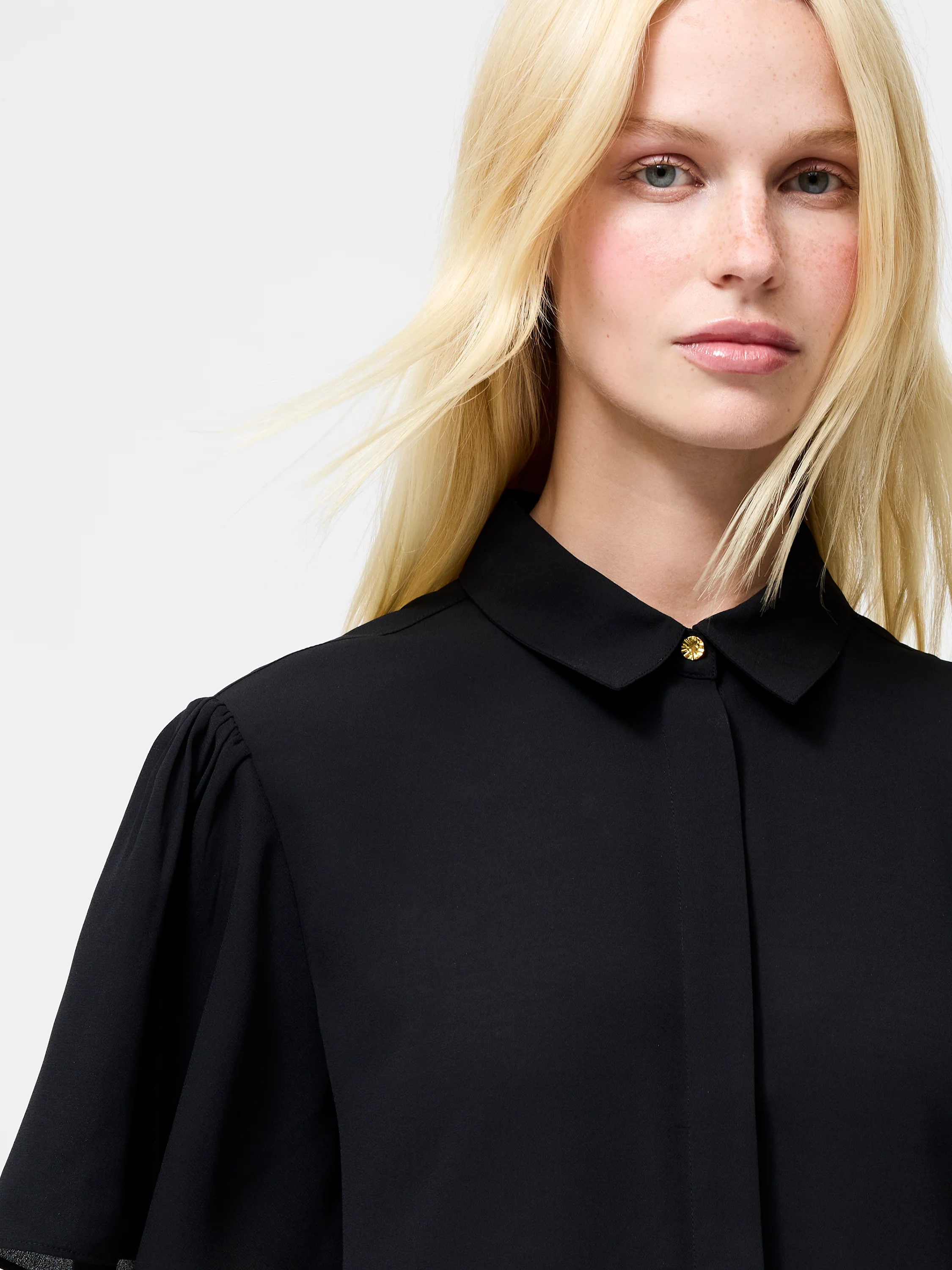 Mila Flutter Sleeve Shirt - Image 3