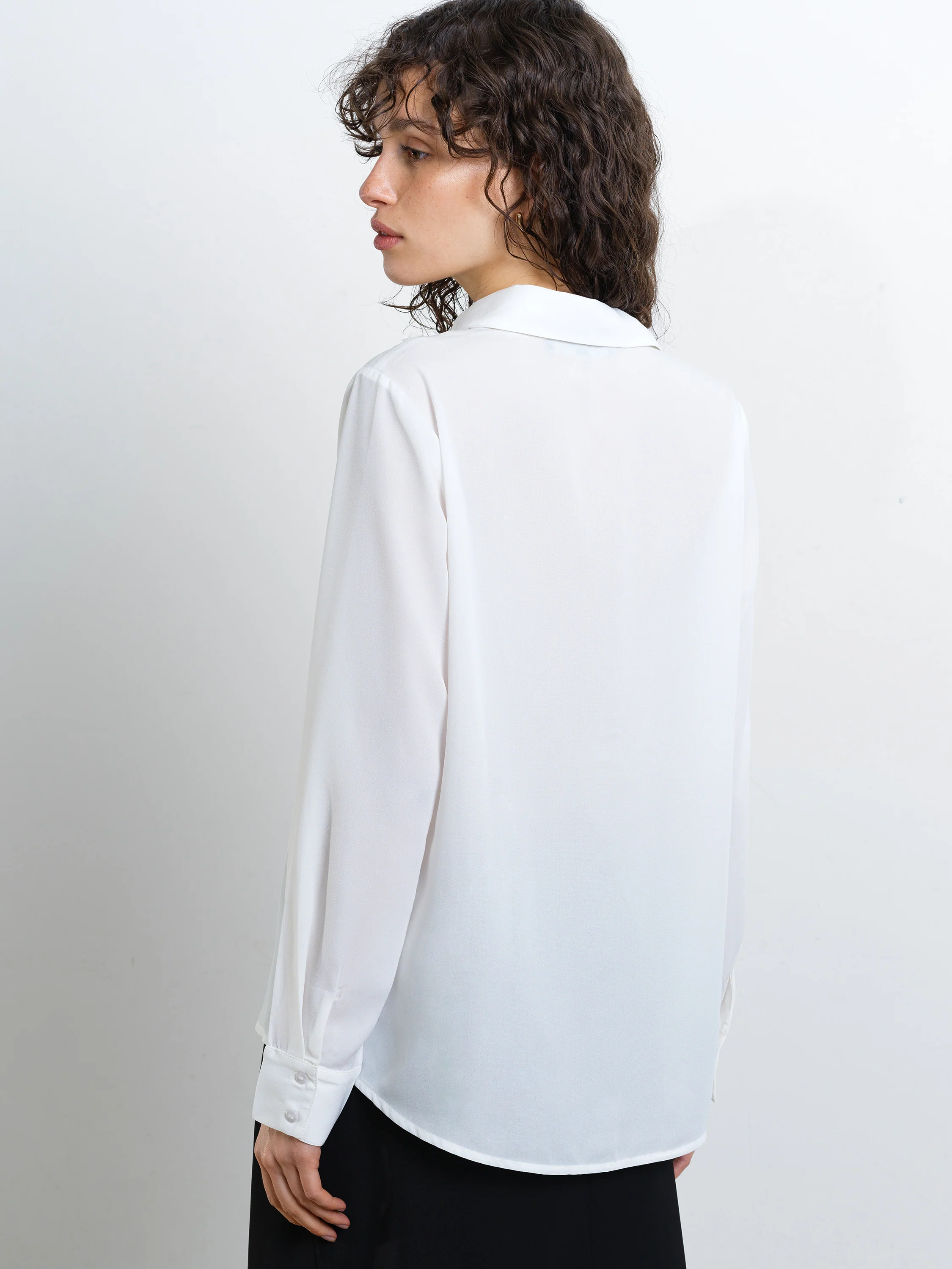 Mila Georgette 3D Floral Shirt - Image 5
