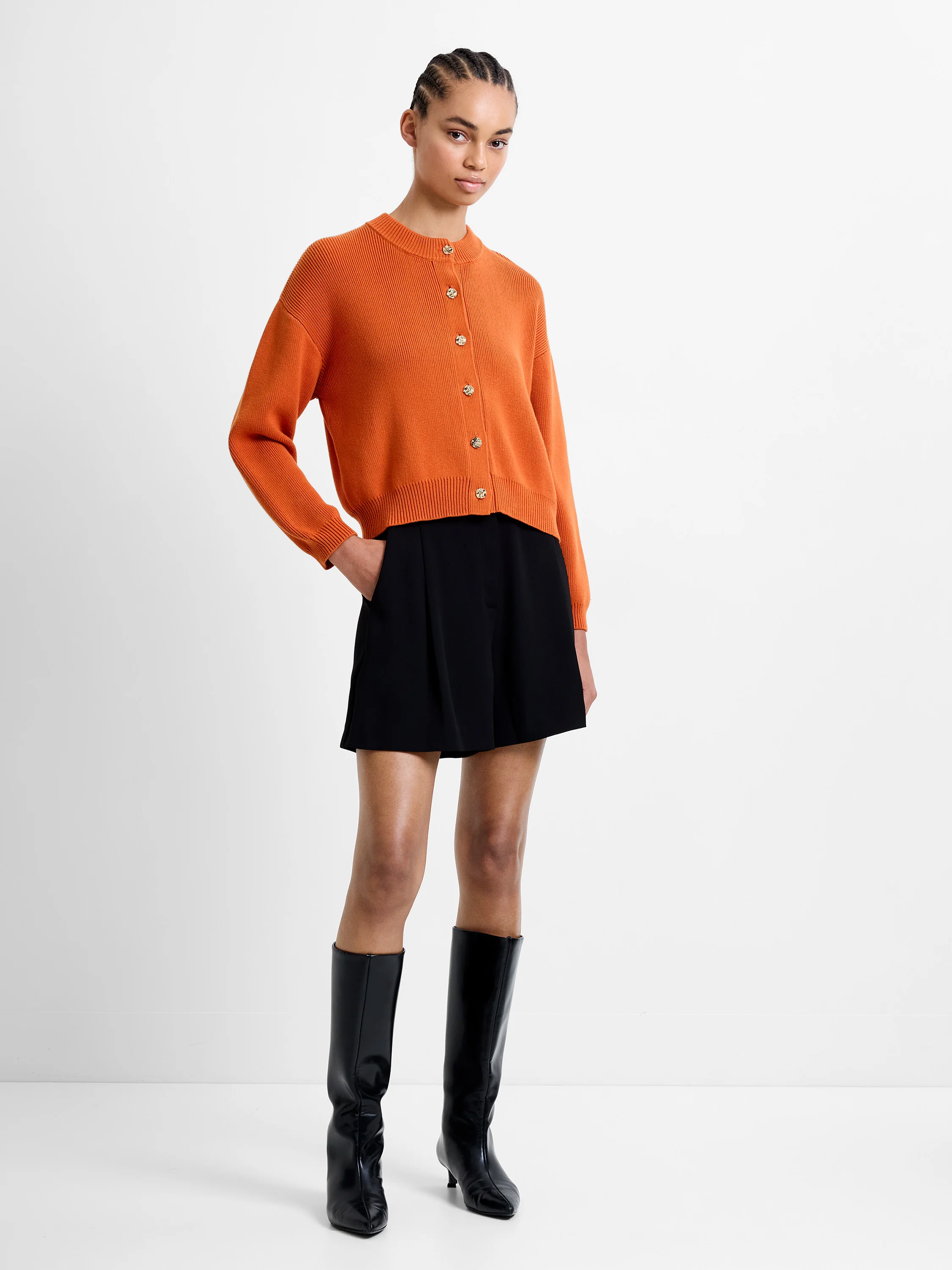 Milano Mozart Knit Button Down Cardigan - Image 3